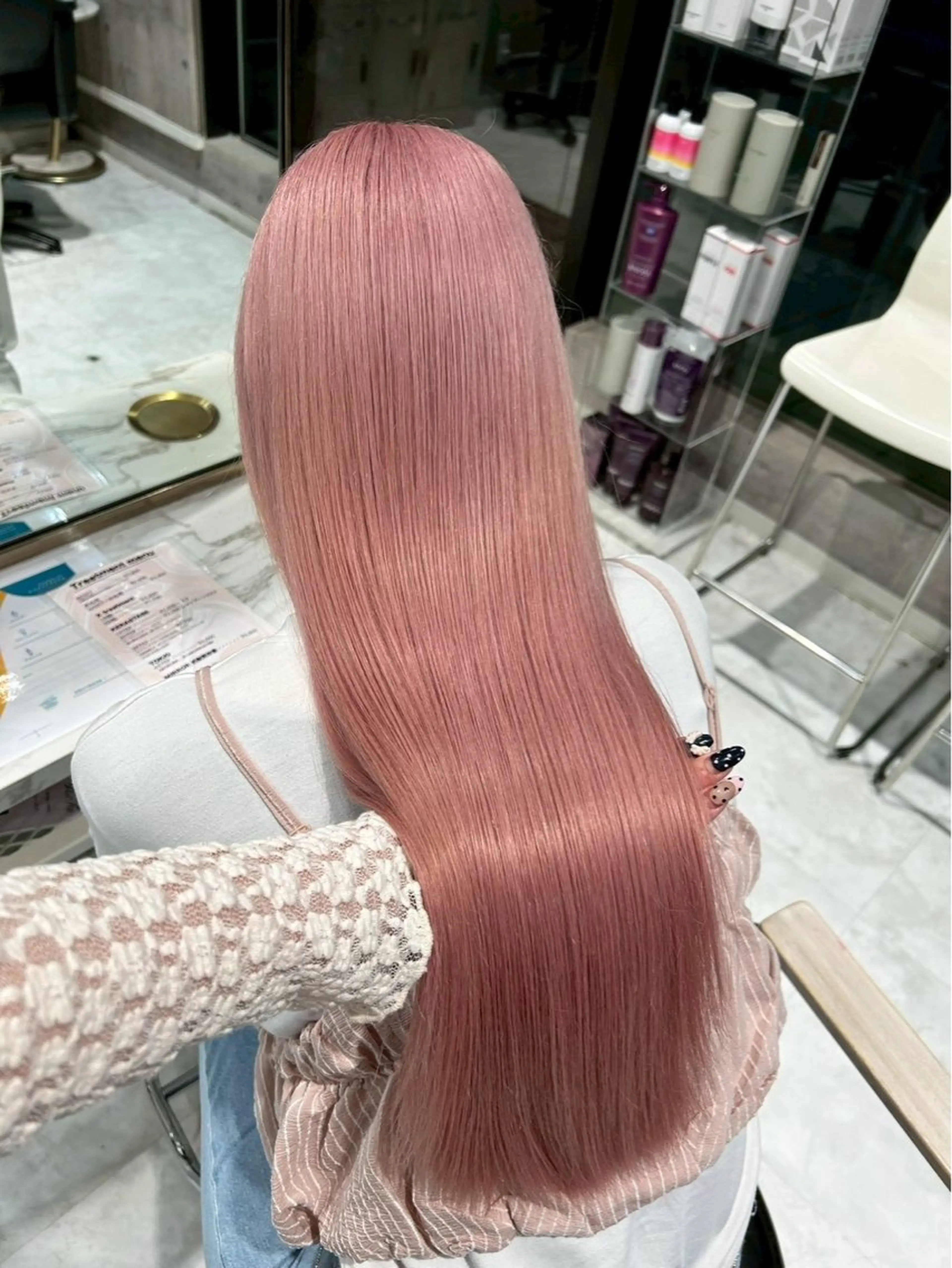 カラー 【🦋ハイトーンリタ ッチ🦋】ENAのヘアスタイル