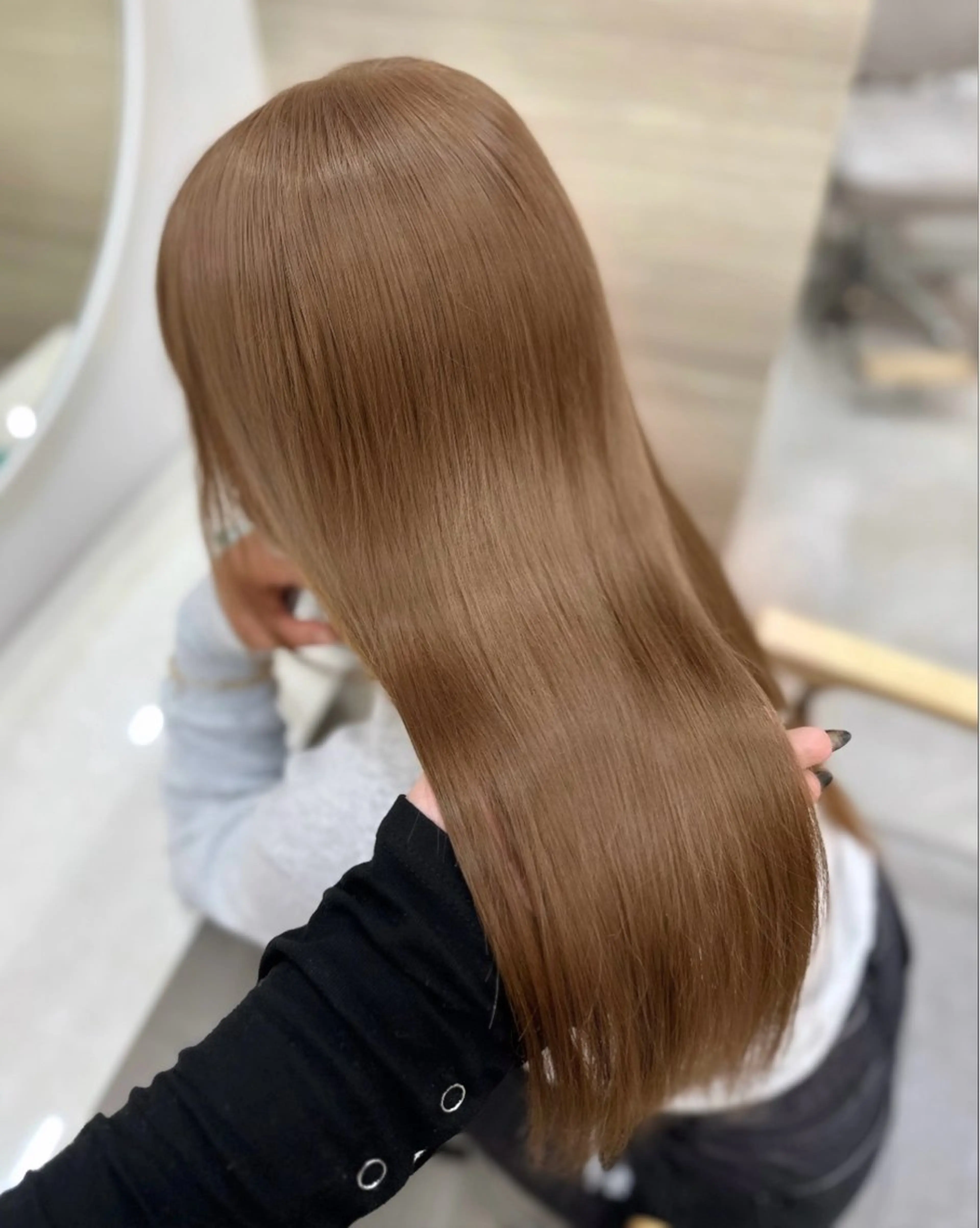 カラー ヘアカラー 🎀sakura🎀 艶髪/韓国/ワンホンのヘアスタイル