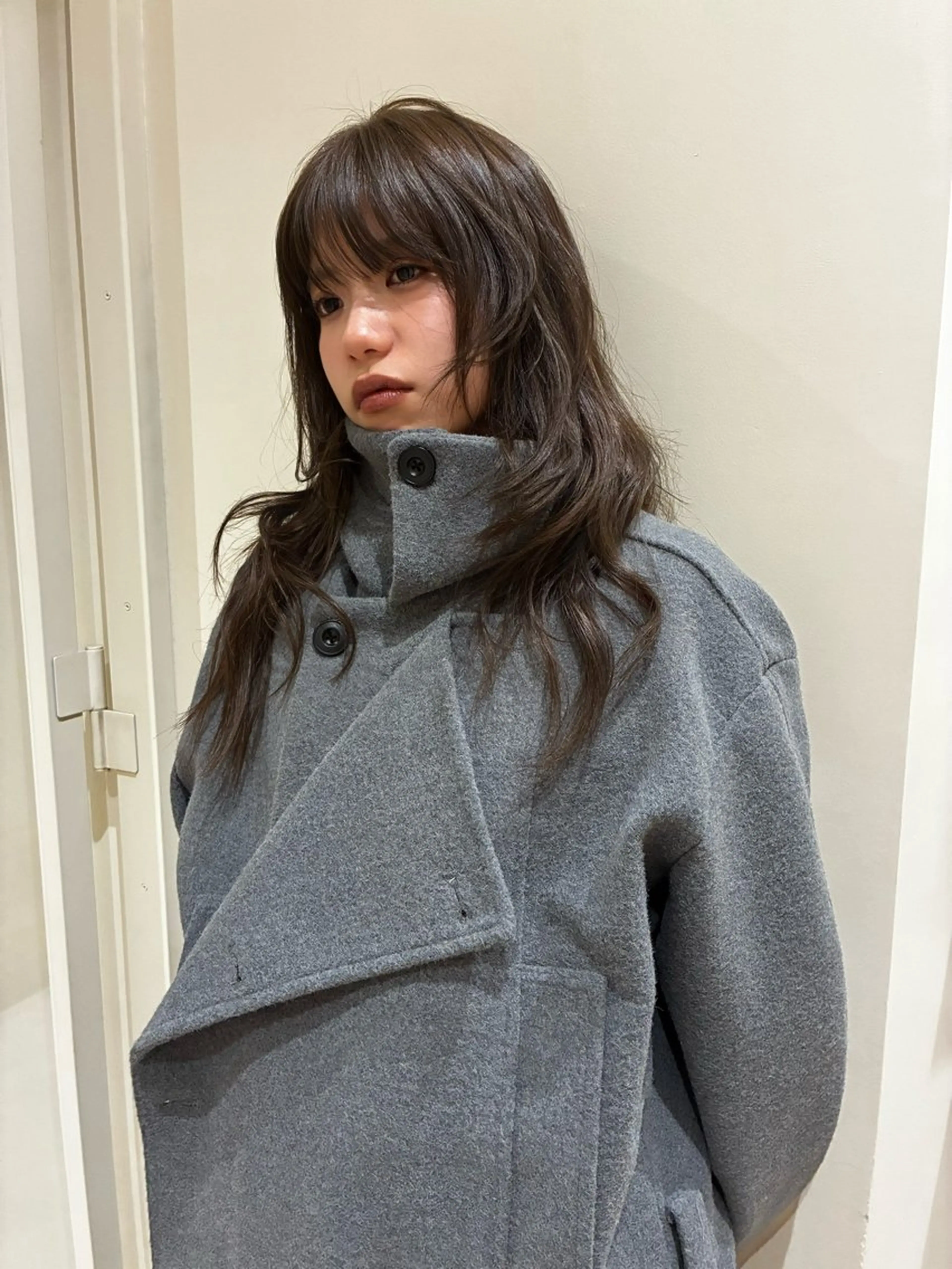 ロング ヘアカラー トリートメント SHINDO MIYUのヘアスタイル