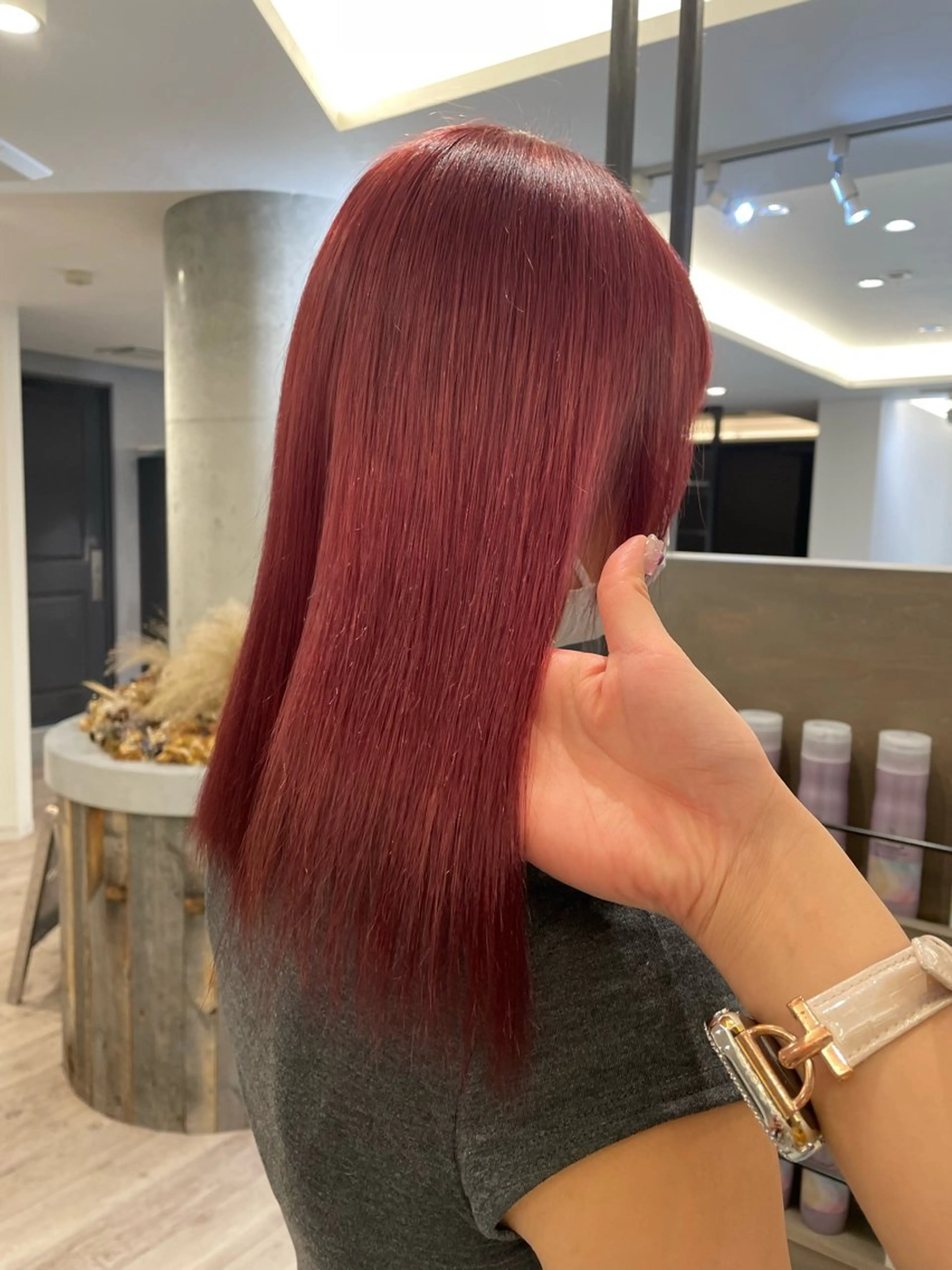 カラー ヘアカラー 猪狩 有紗のヘアスタイル