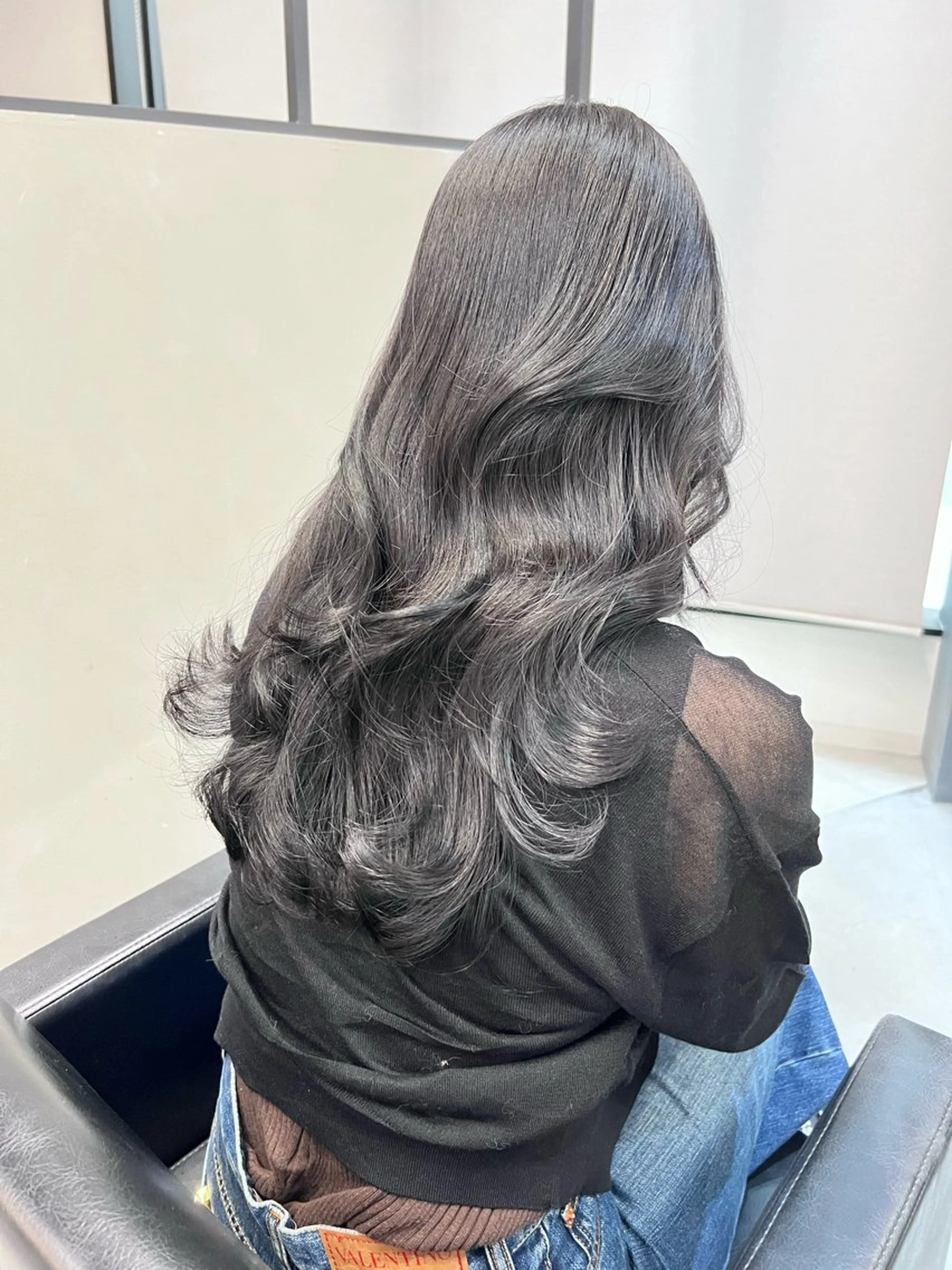 ロング 韓国風ヘア レイヤーカット 橋口 亮平のヘアスタイル