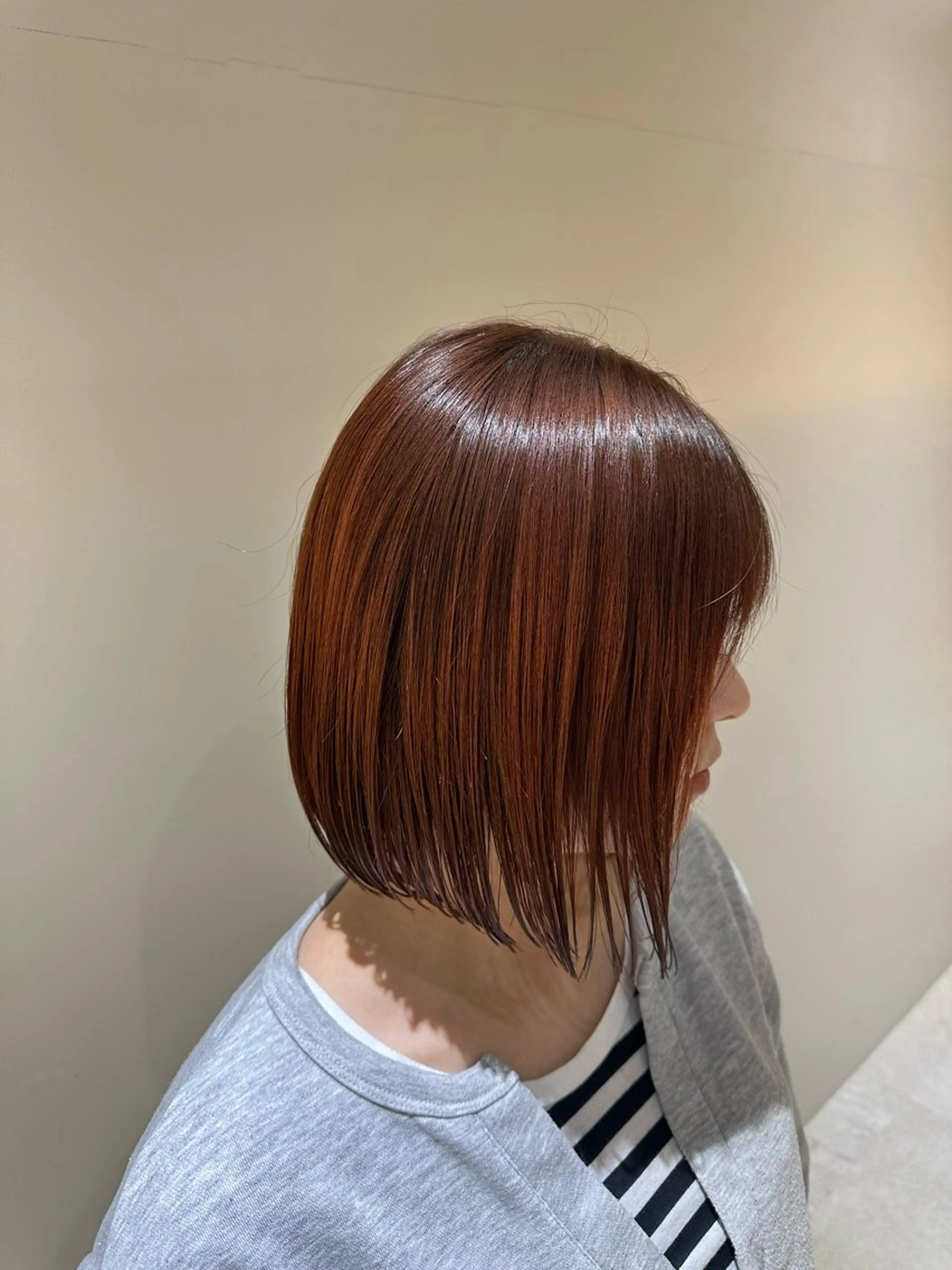 ショート トリートメント カット ヘアカラー トリートメント シムラ カイゲンのヘアスタイル