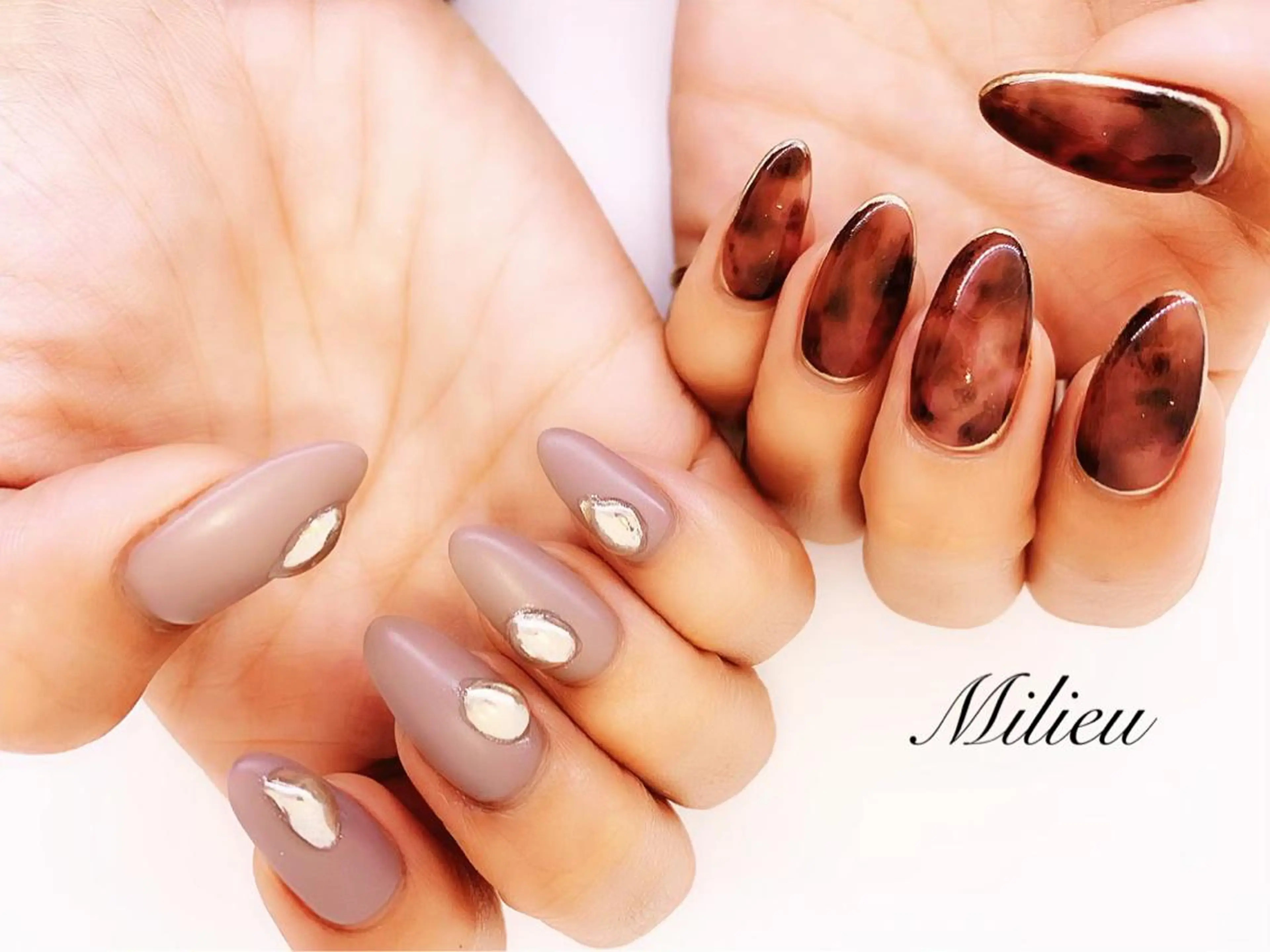 🖤オフありジェルネイル▶︎アート10本乗せ放題コースの写真