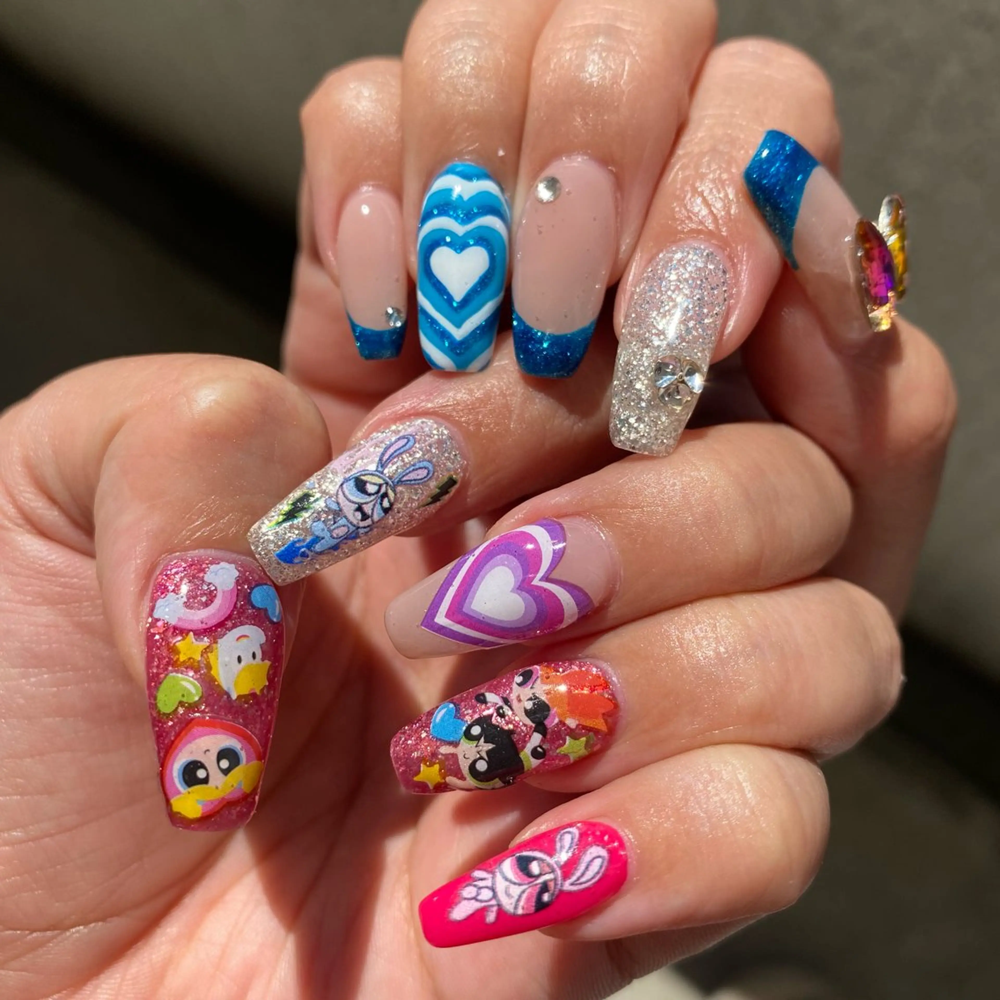 ネイル ハート ピンク ハンドネイル Roi〈ロワ〉 Reikaのネイルデザイン