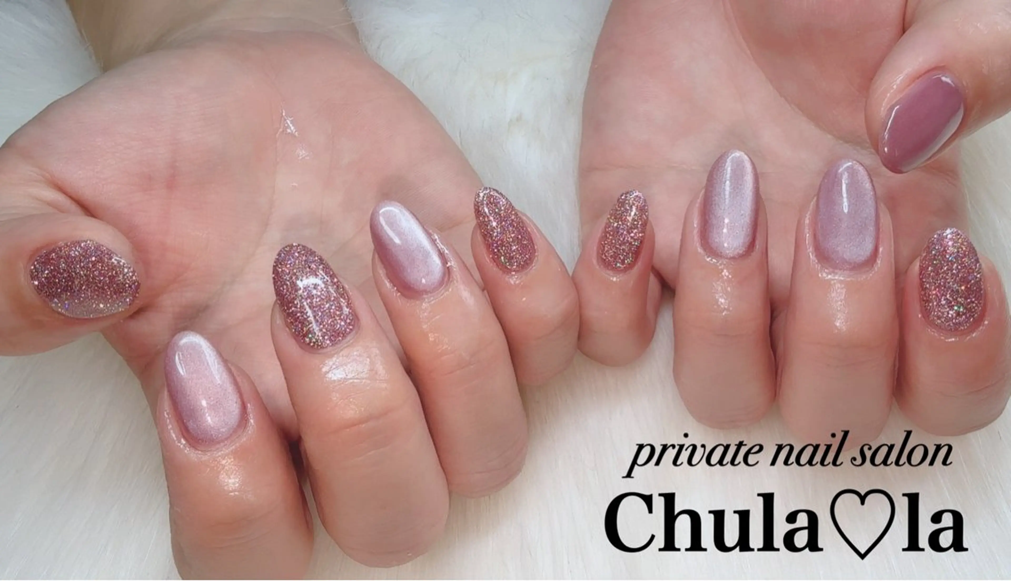 ネイル フラッシュネイル マグネットネイル ハンドネイル Chula♡la 豊見城市高安のネイルデザイン