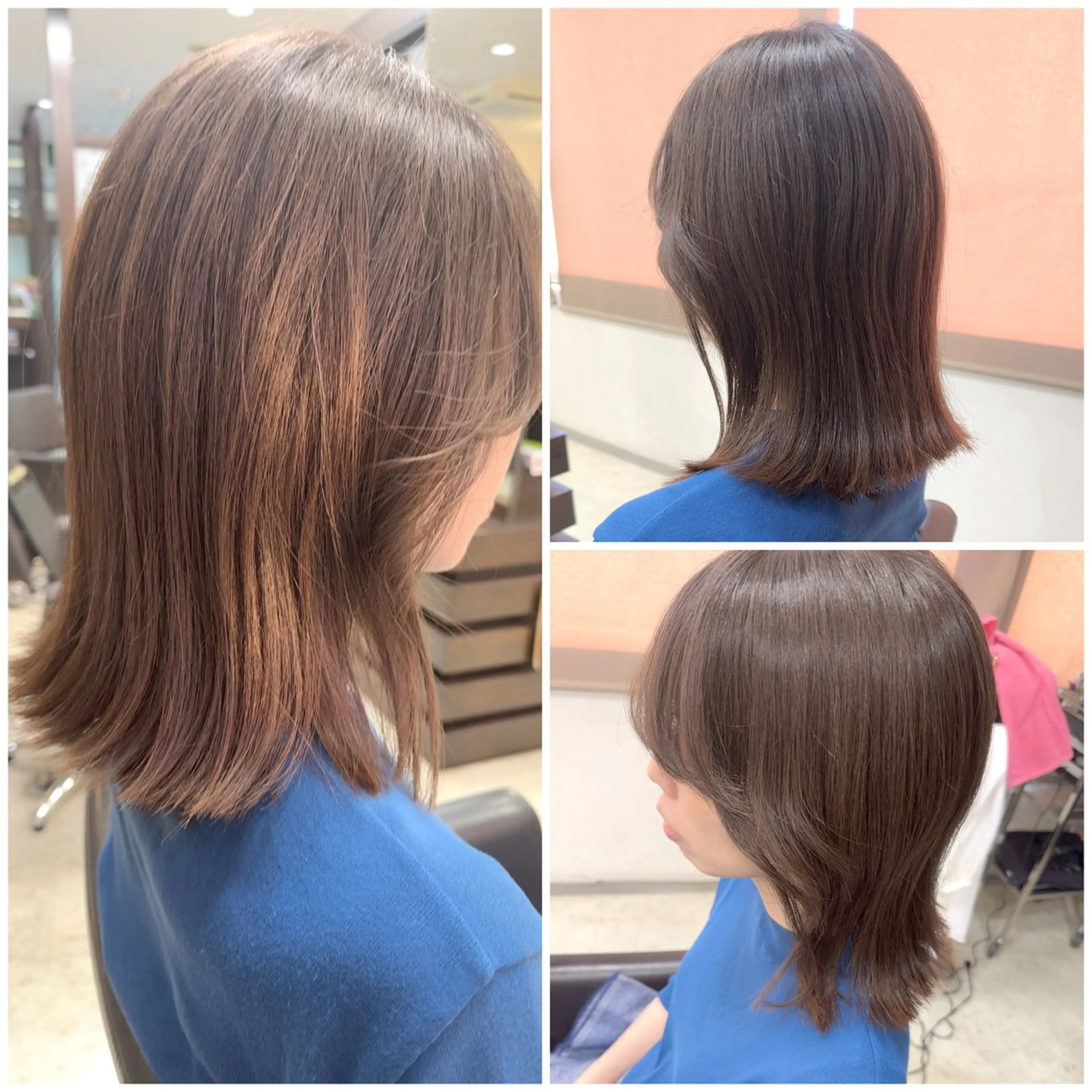 ミディアム カラー 中島 剛のヘアスタイル