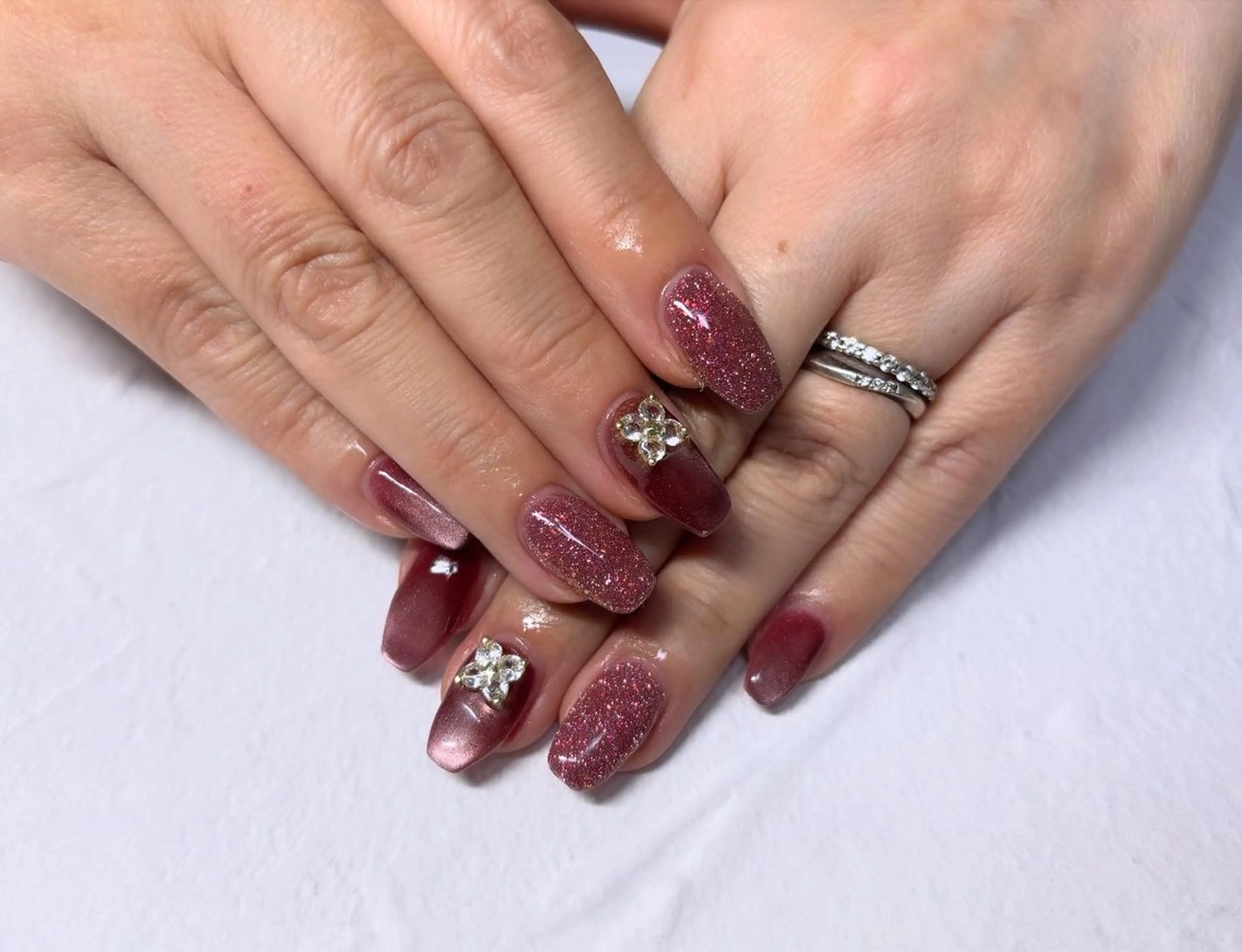 ネイル ハンドネイル 愛川町 あんすりうむのネイルデザイン