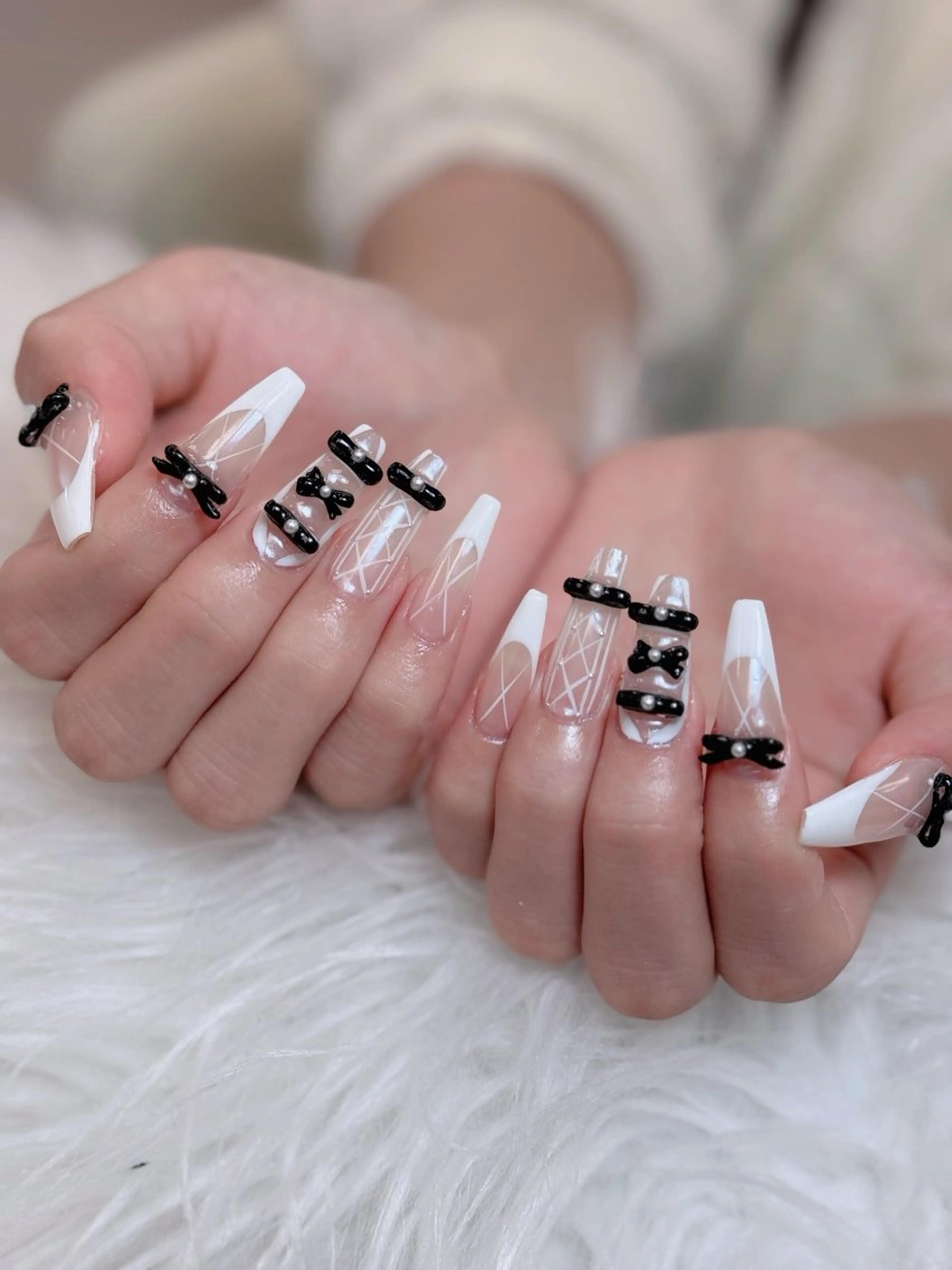 ネイル オーロラネイル チークネイル フットネイル フレンチネイル 韓国ネイル Lumi Nail 新大久保3‘のネイルデザイン