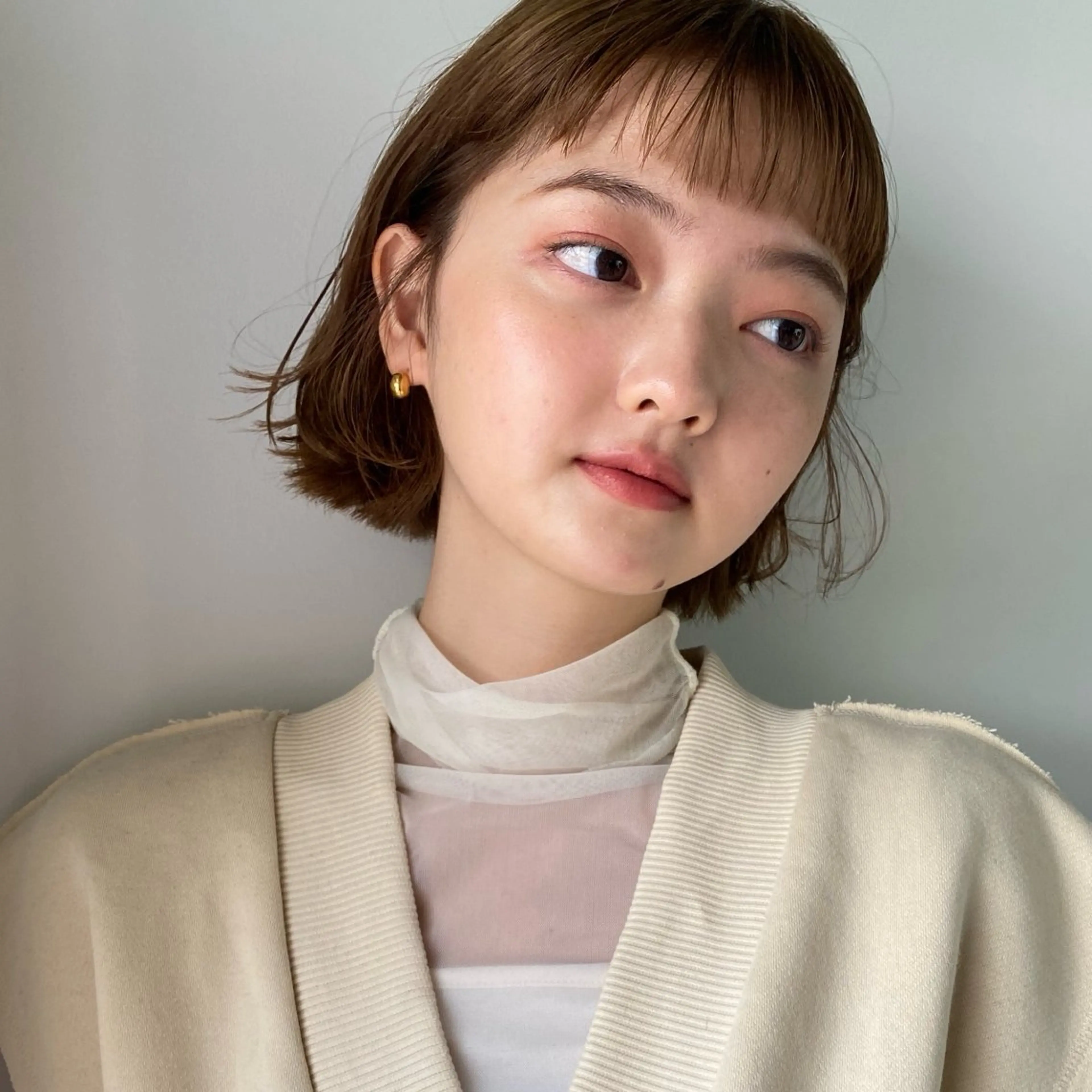 ミディアム Tomoka🐶🌟 似合わせカット✂︎のヘアスタイル