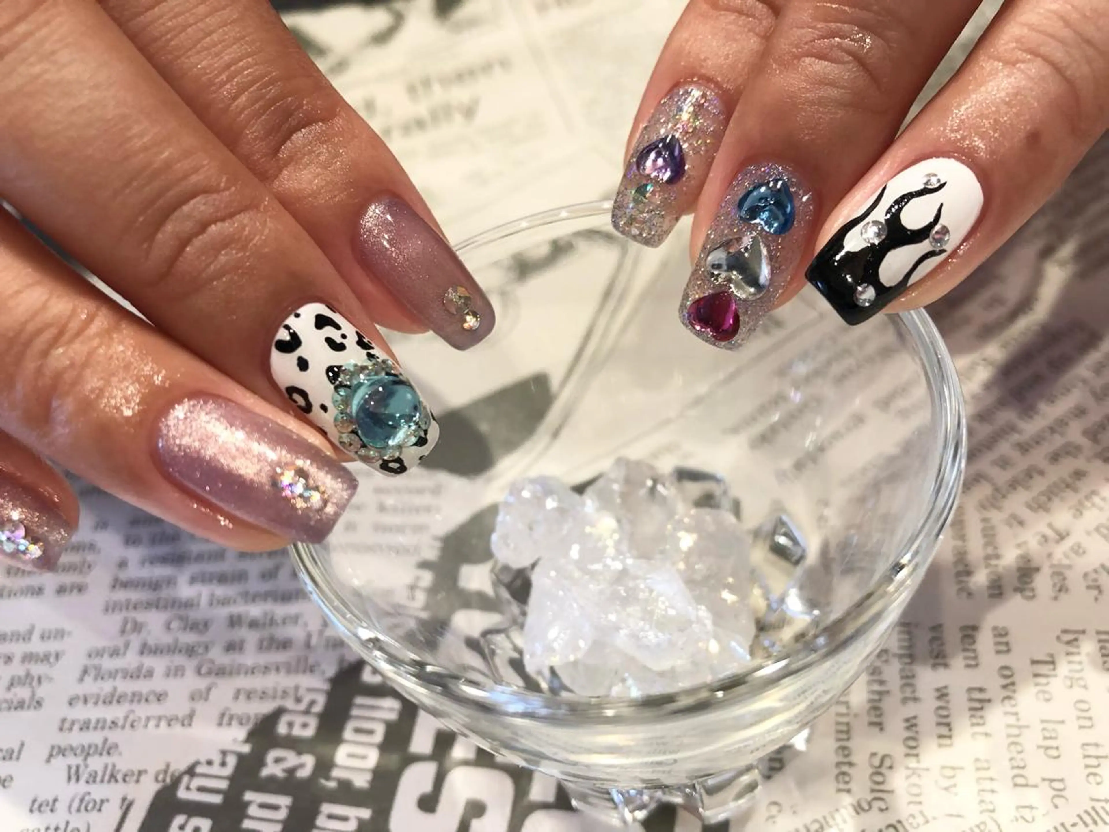 ネイル ハンドネイル ☽ ☾のネイルデザイン