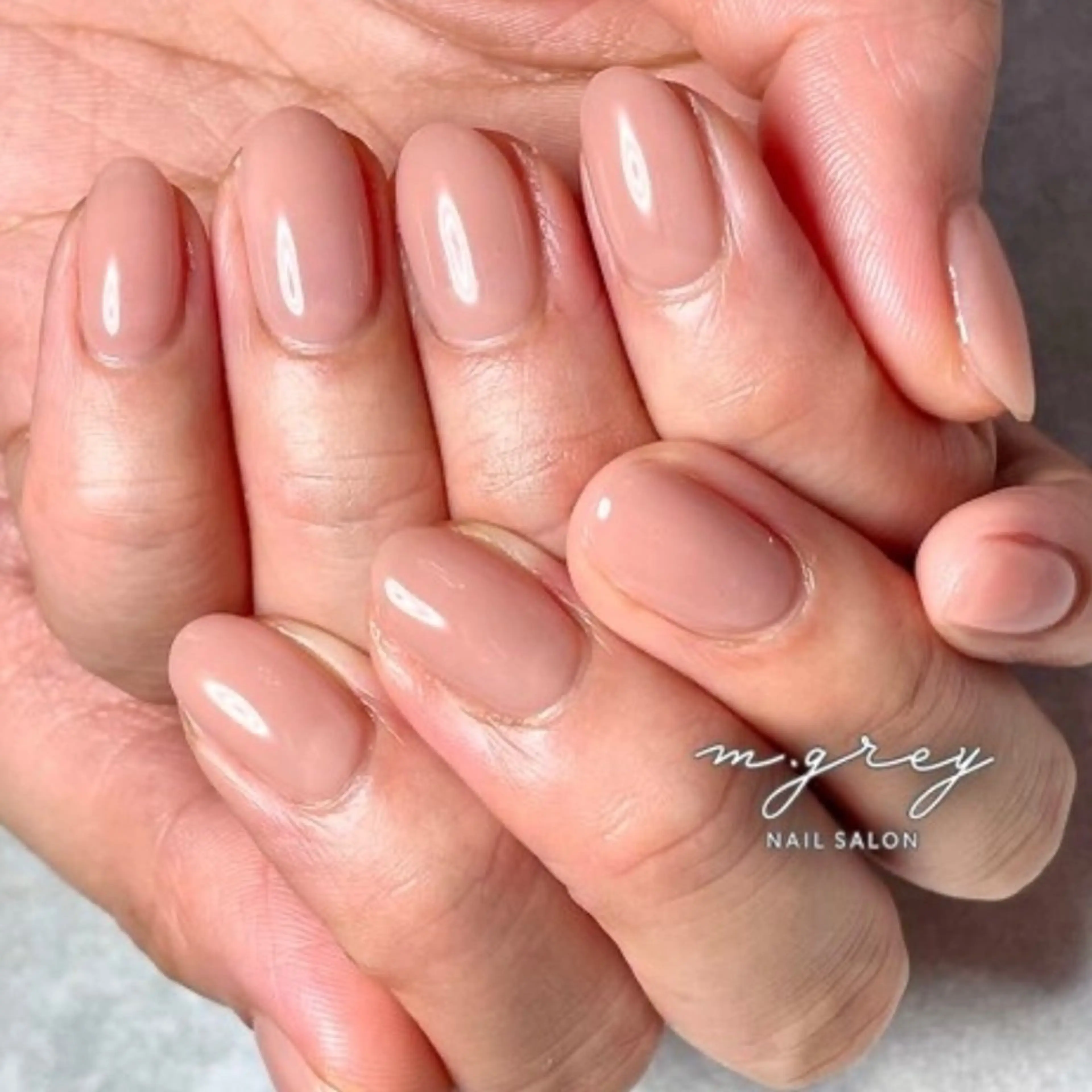 ネイル ワンカラーネイル 岸本 実奈のマツエク・マツパデザイン