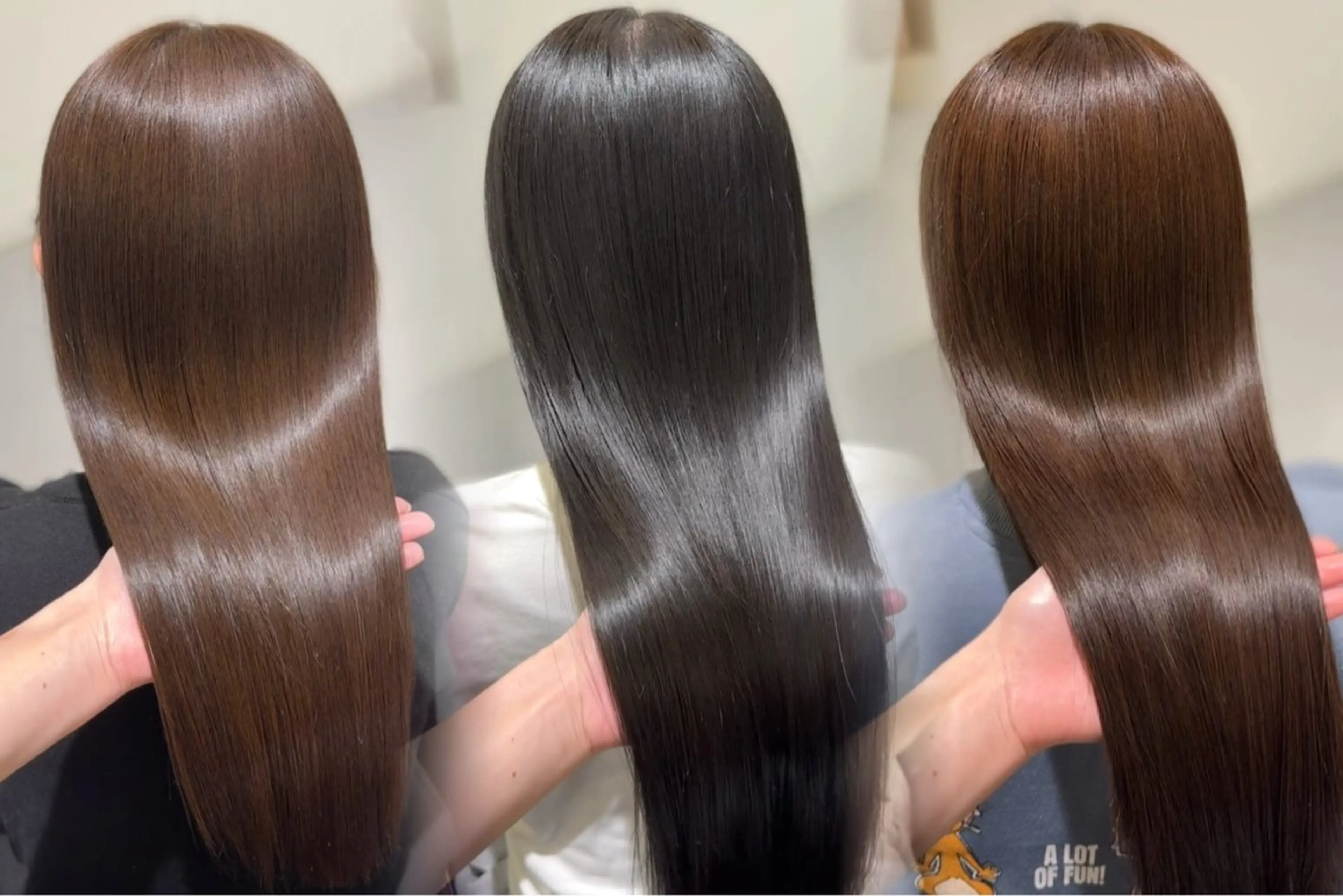 ロング カット ヘアカラー トリートメント ️🫧透明感カラー& 髪質改善🎀いさきのヘアスタイル