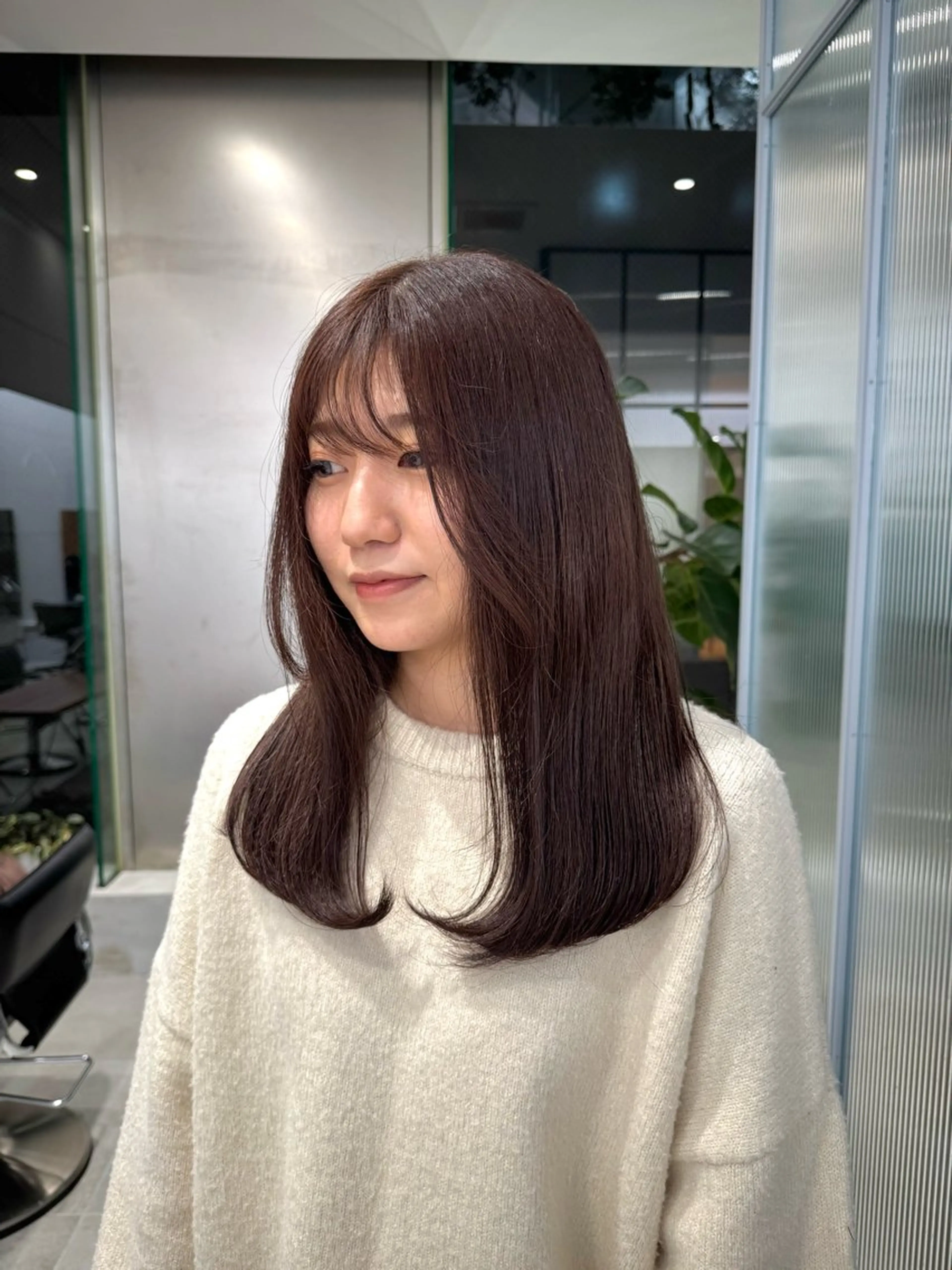 ロング カラー ヘアカラー ひかり／ショート ／似合わせカットのヘアスタイル