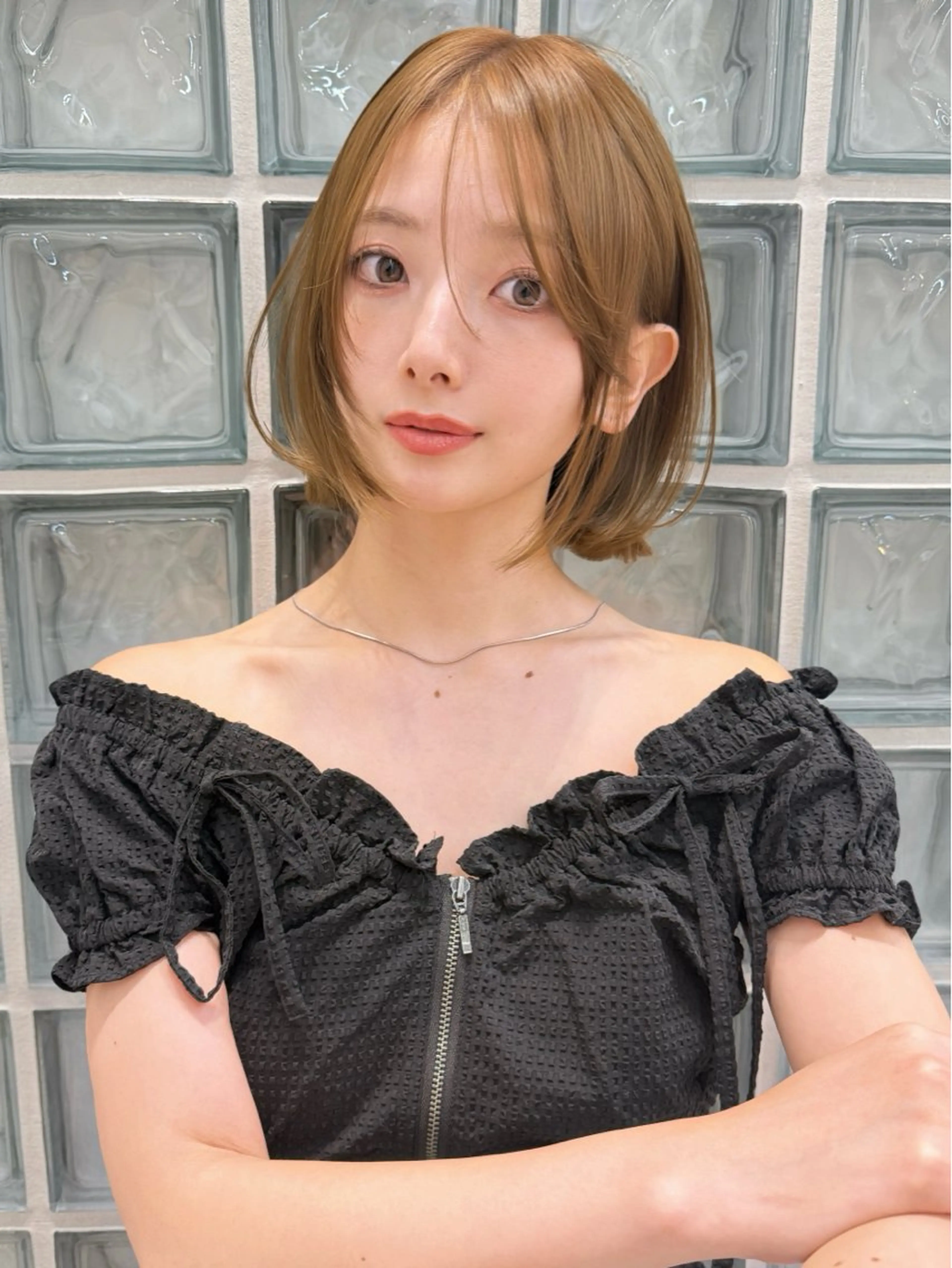 ショート ボブ 外ハネヘア 戸張 翔太のヘアスタイル