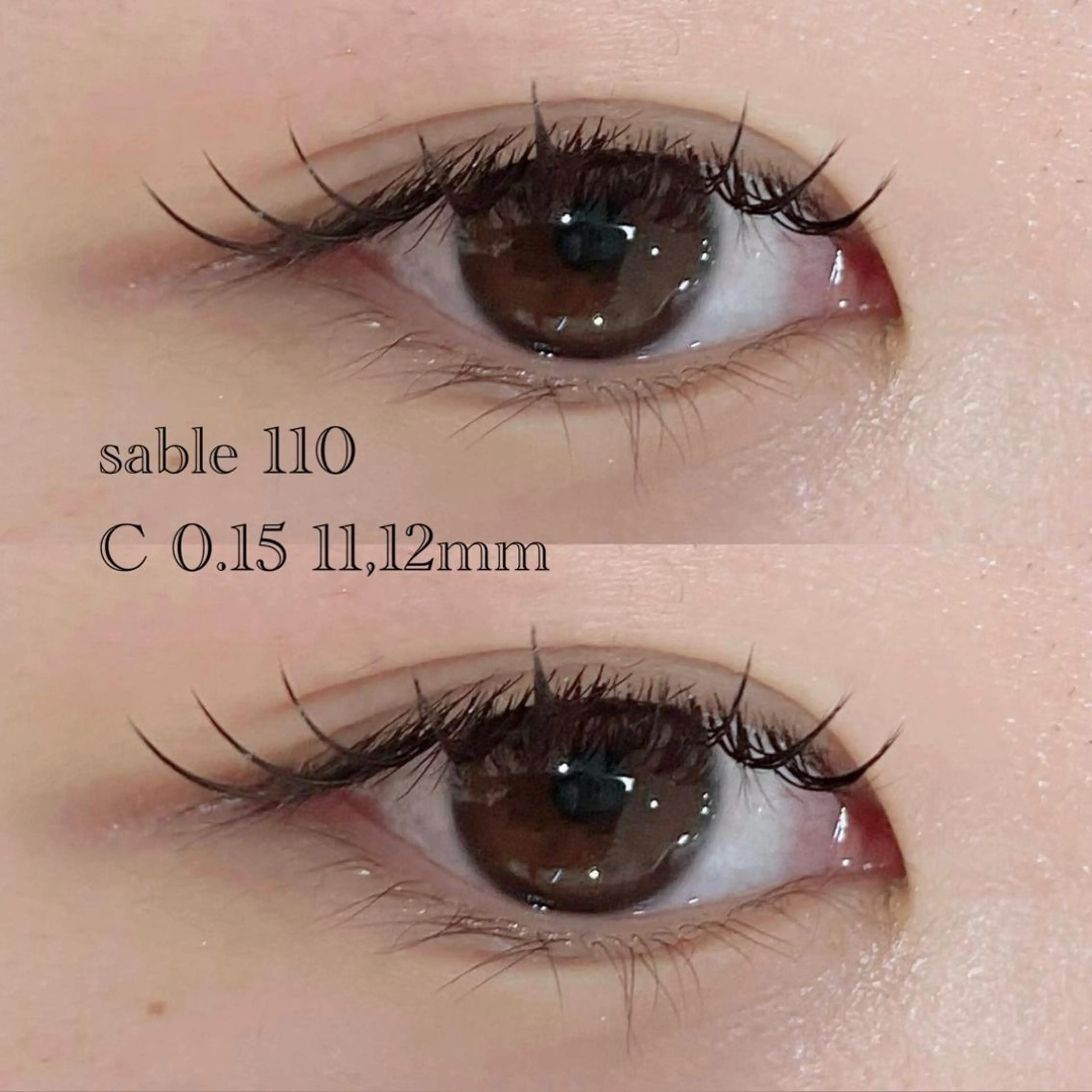 マツエク・マツパ Cカール セーブル OLIVIA 郷家 ♡のマツエク・マツパデザイン