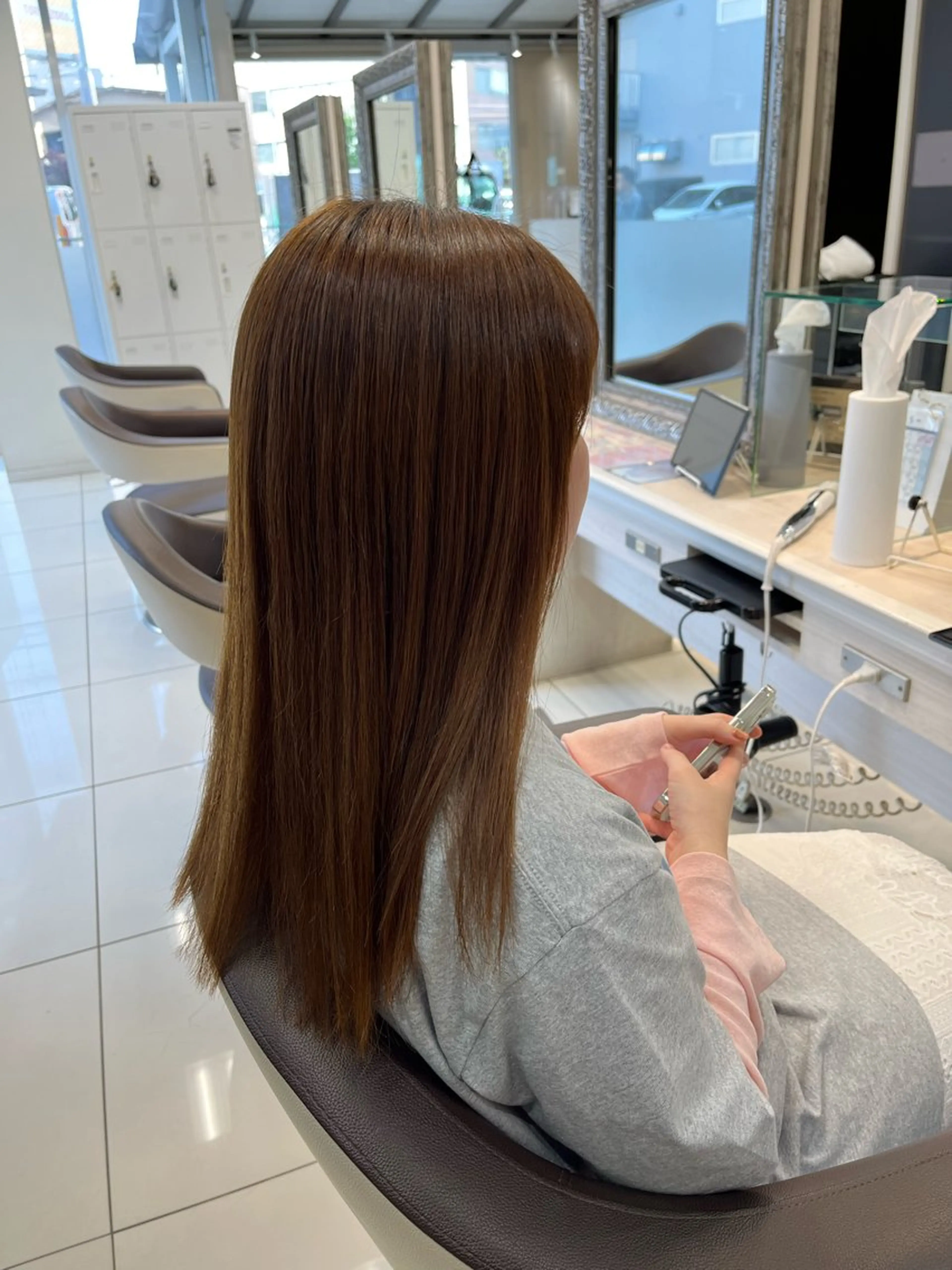 ロング カット 縮毛矯正 トリートメント シェアサロン　JAM A-MIX bldg所属・丸山 萌愛のヘアスタイル