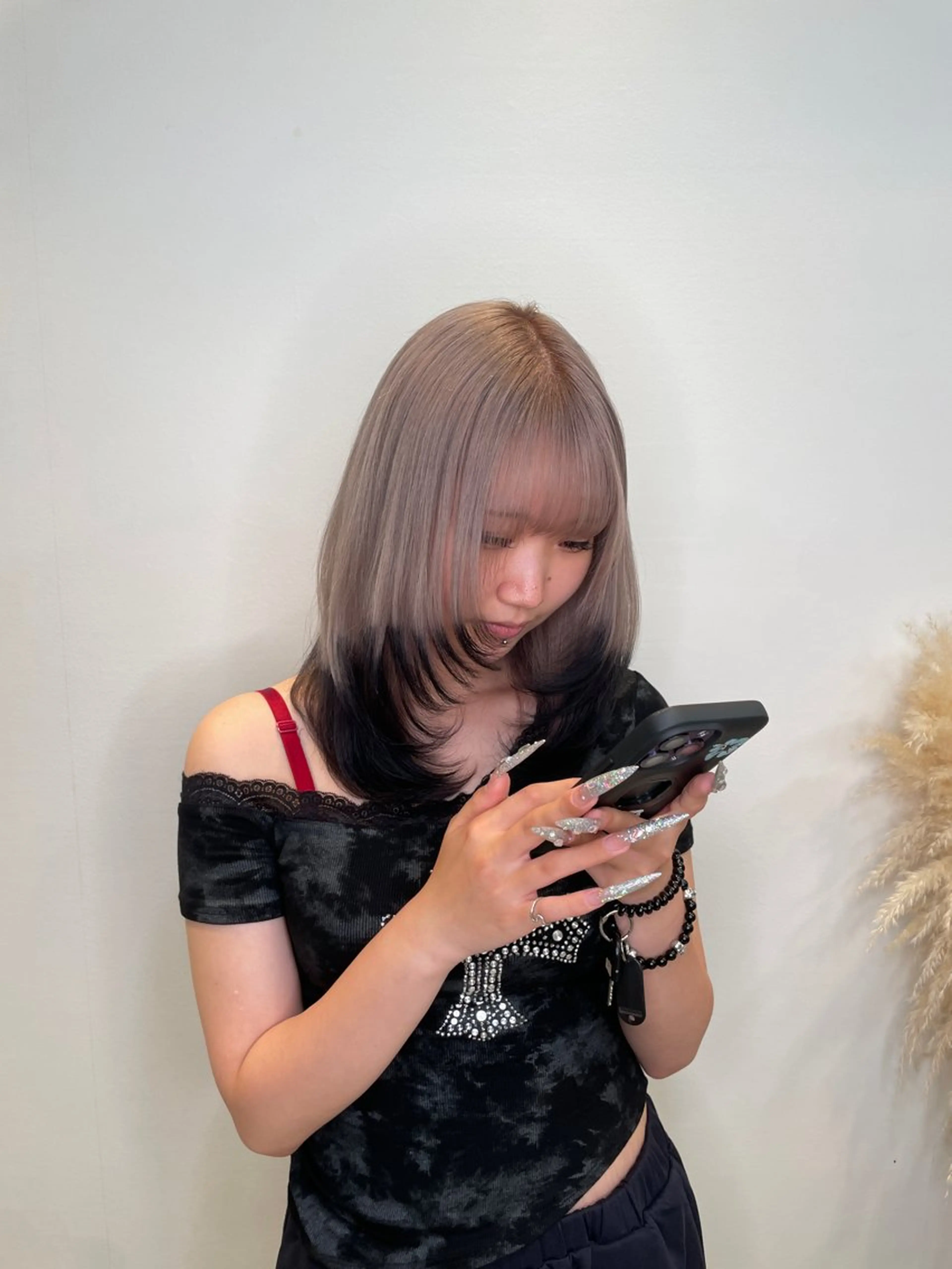 セミロング ANKH CROSS 🩵Himeka🩵のヘアスタイル