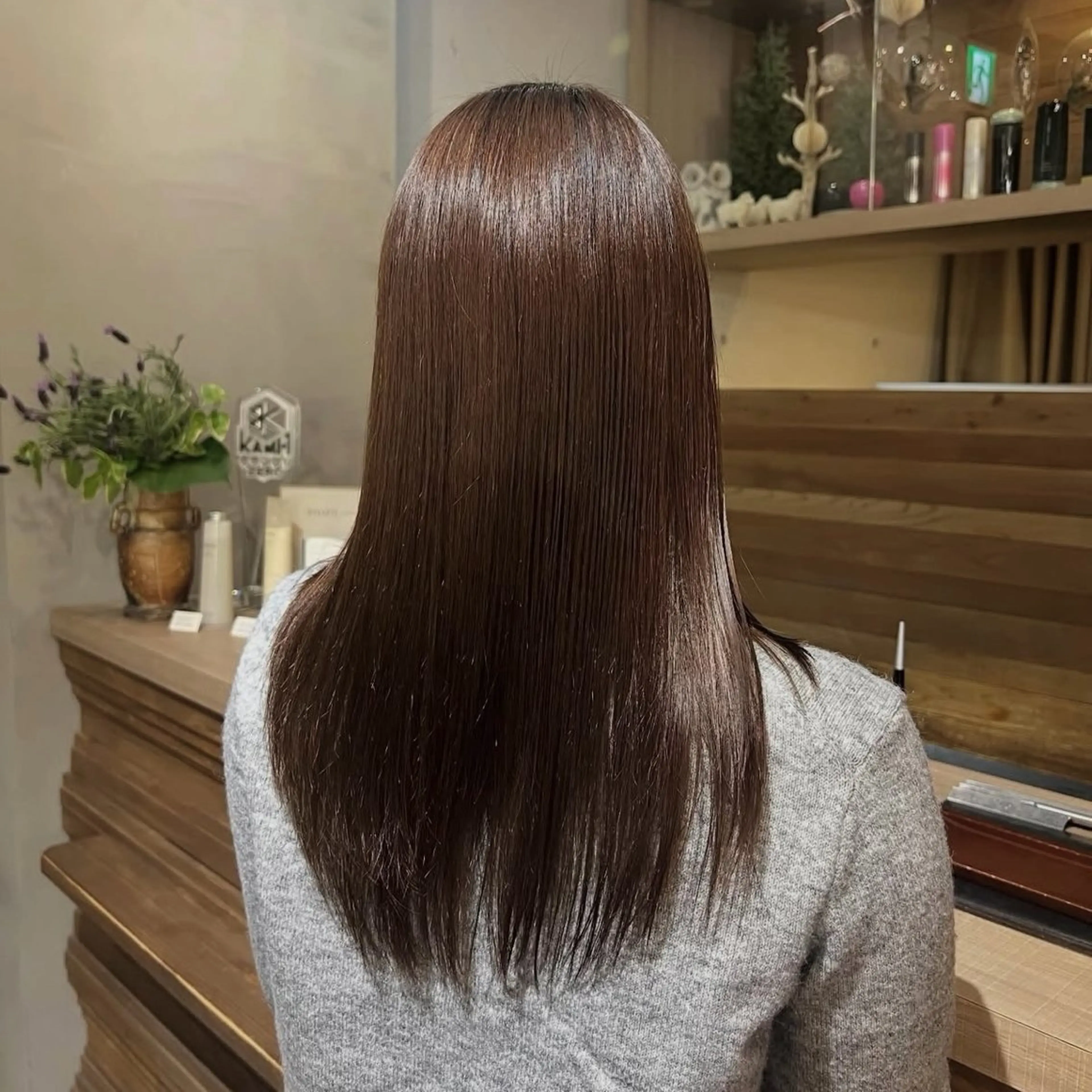 ストレートパーマの写真