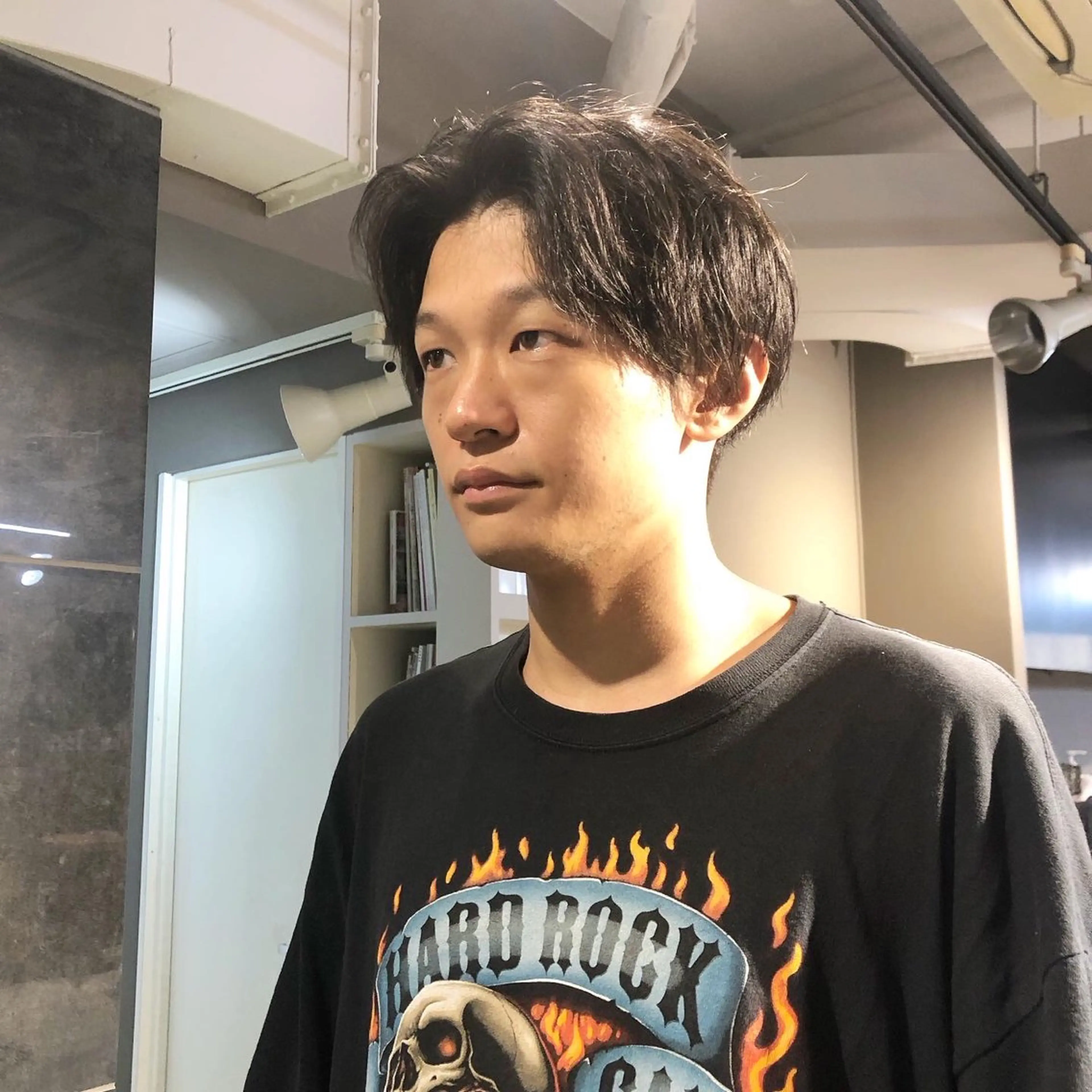 ヘアアレンジ メンズ センターパート カット トリートメント ヘアセット ainico+所属・メンズ特化✂️栗原 侑也のヘアスタイル