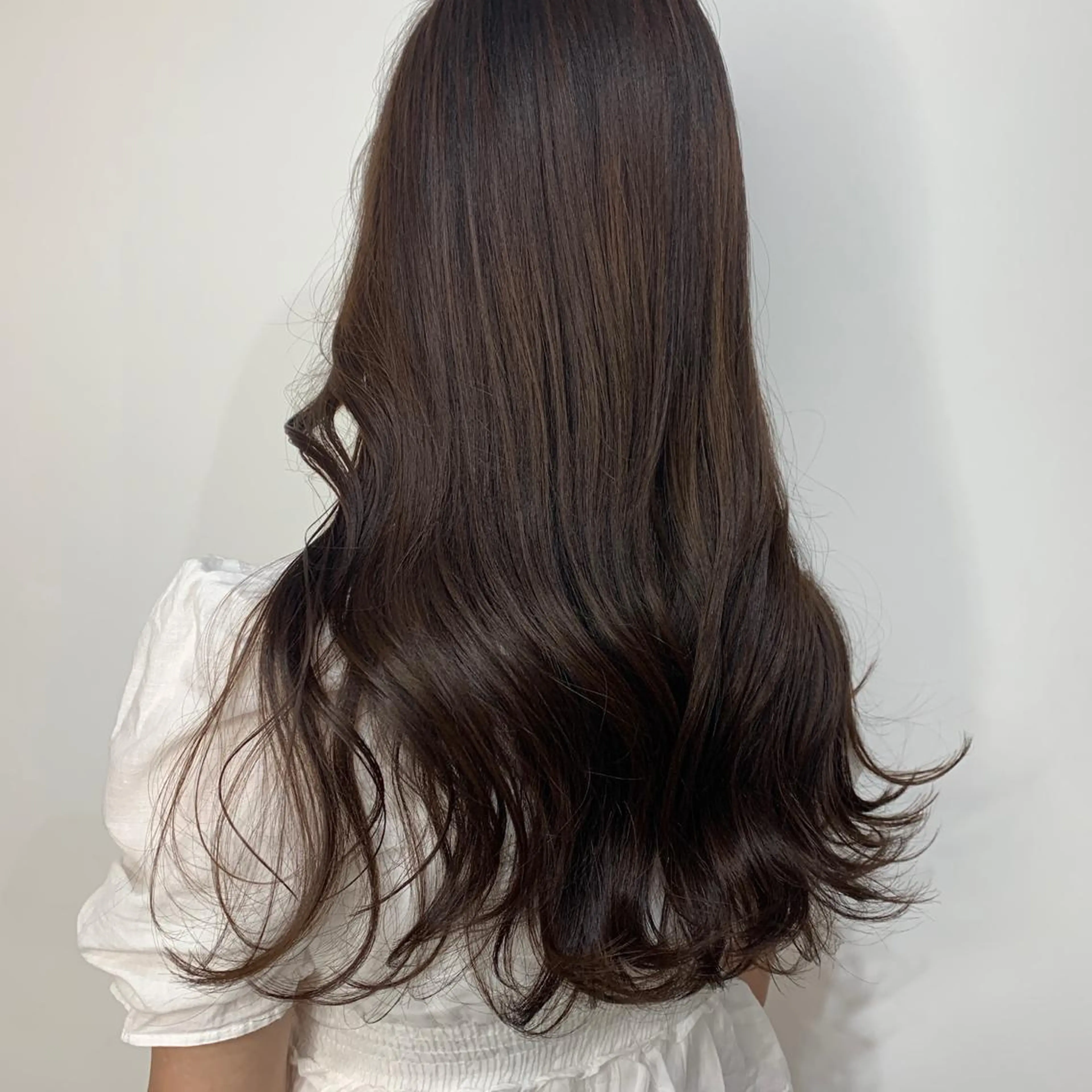 ロング カラー カット ヘアカラー HARUKA韓国ヘア /Luana梅田のヘアスタイル