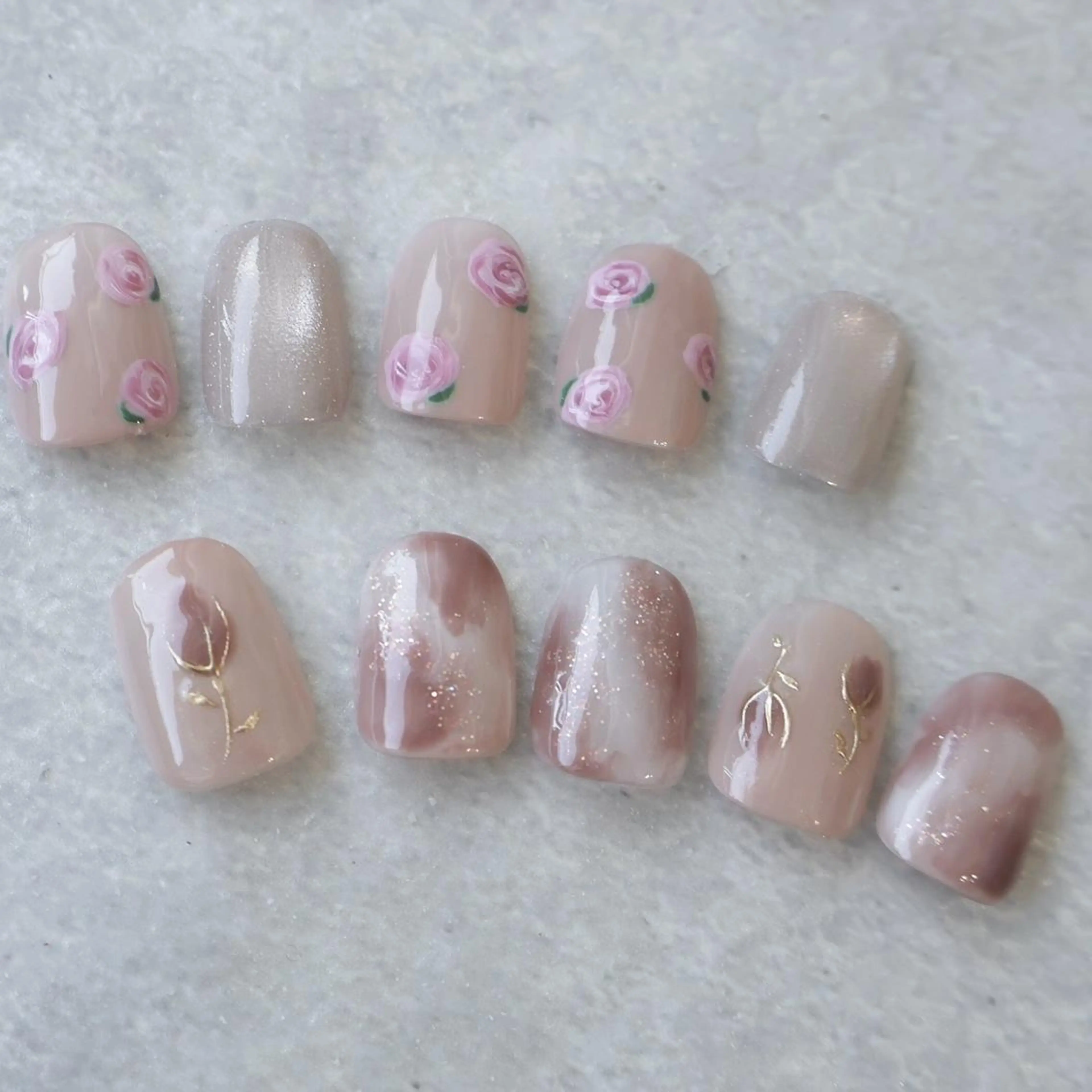 ネイル ハンドネイル tulle【チュール 】HIKARIのネイルデザイン