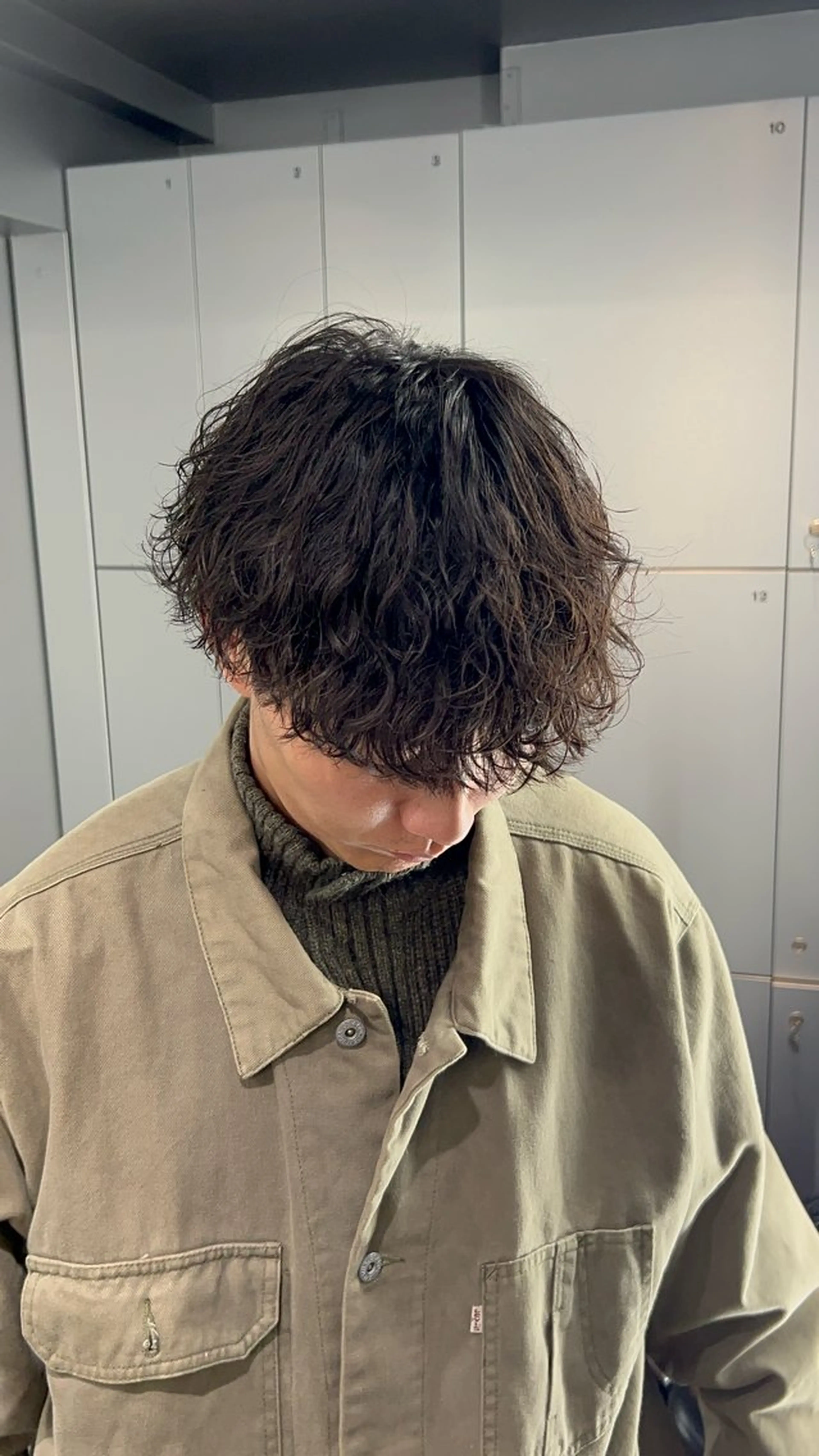 パーマ メンズ 藤平海音/fifth PARKのヘアスタイル