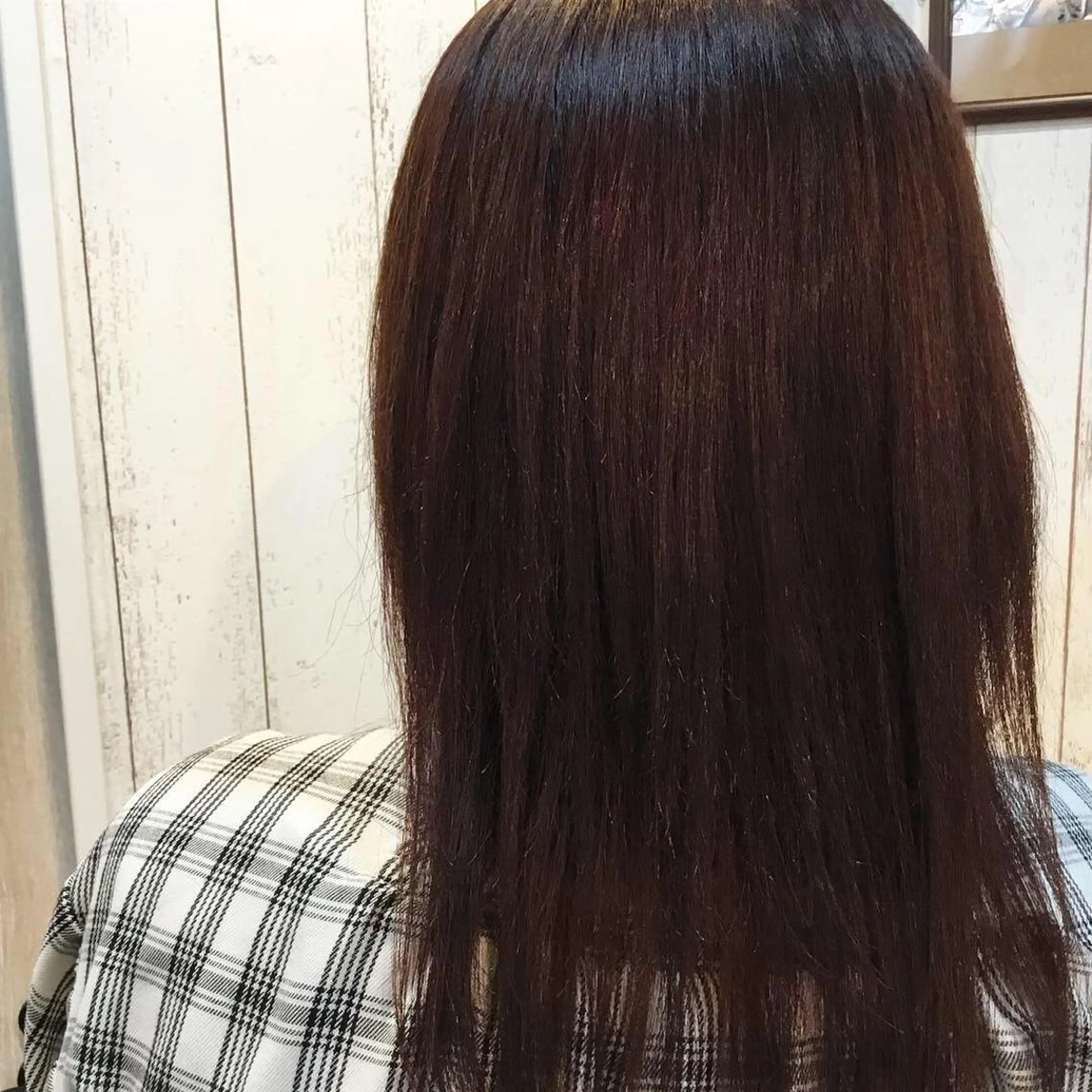 ミディアム カラー パーマ 金崎 新吾のヘアスタイル