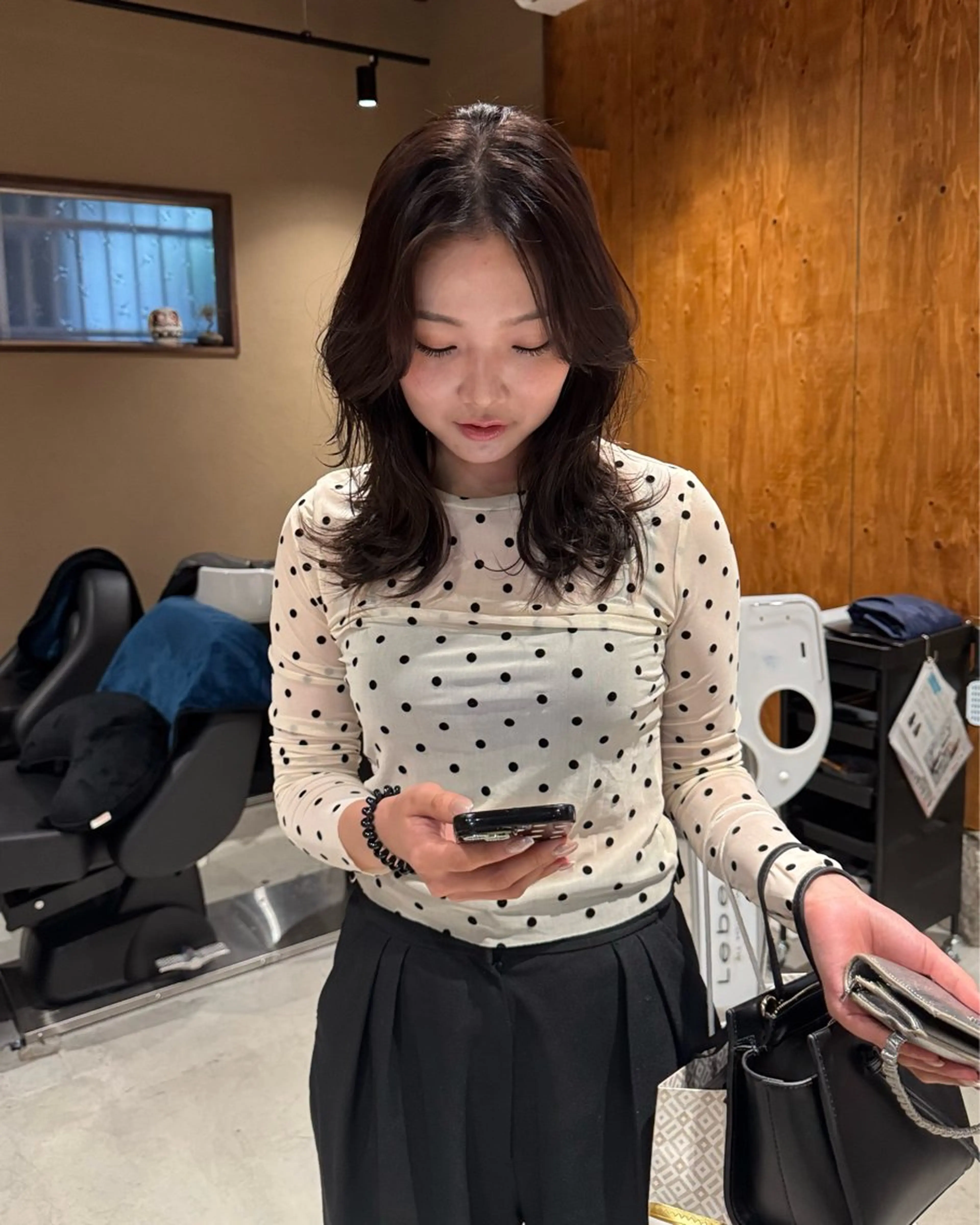 セミロング カラー カット ヘアカラー トリートメント レイヤーカット ボブパーマNo.1のヘアスタイル