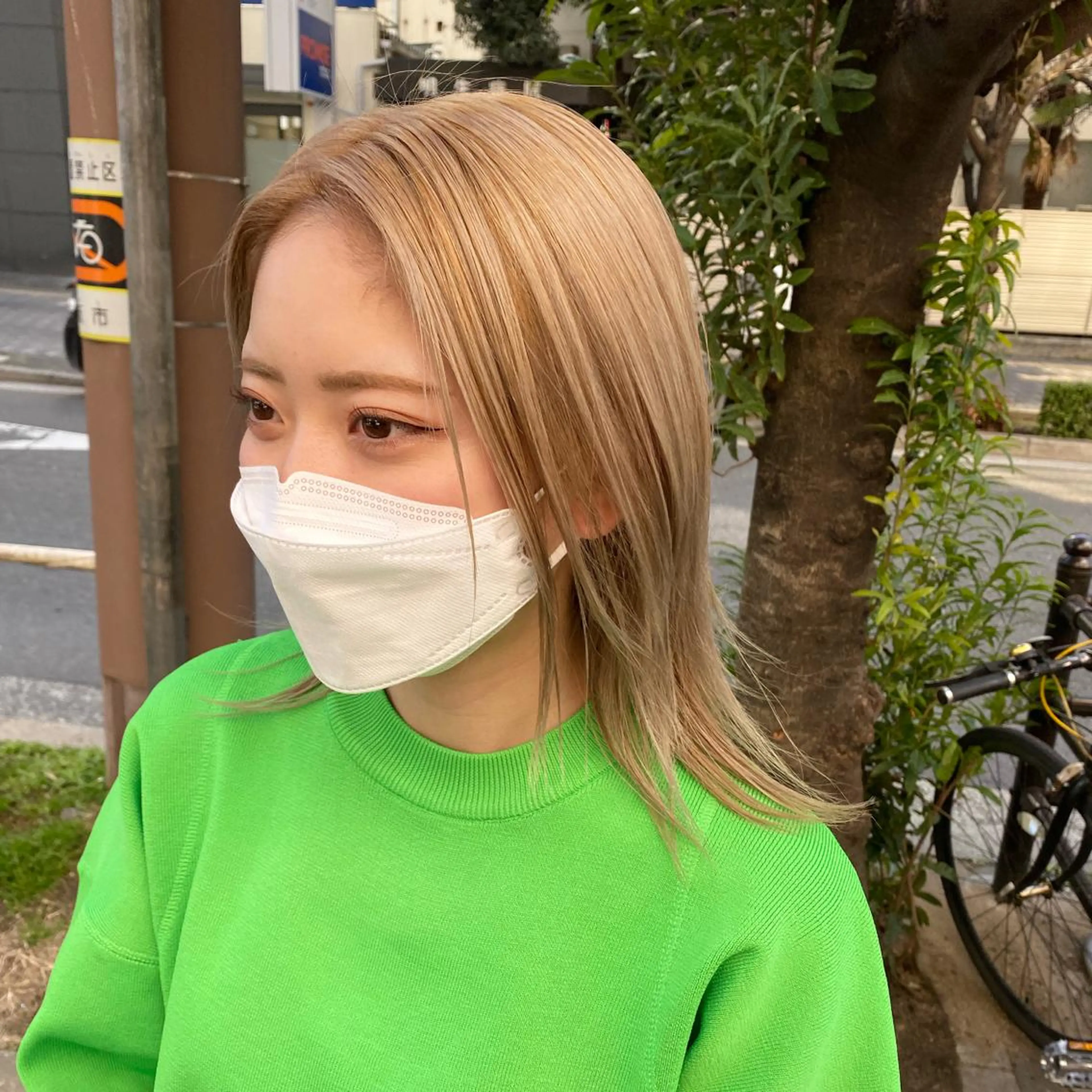 ミディアム ヘアカラー cocotte🌿 amaneのマツエク・マツパデザイン