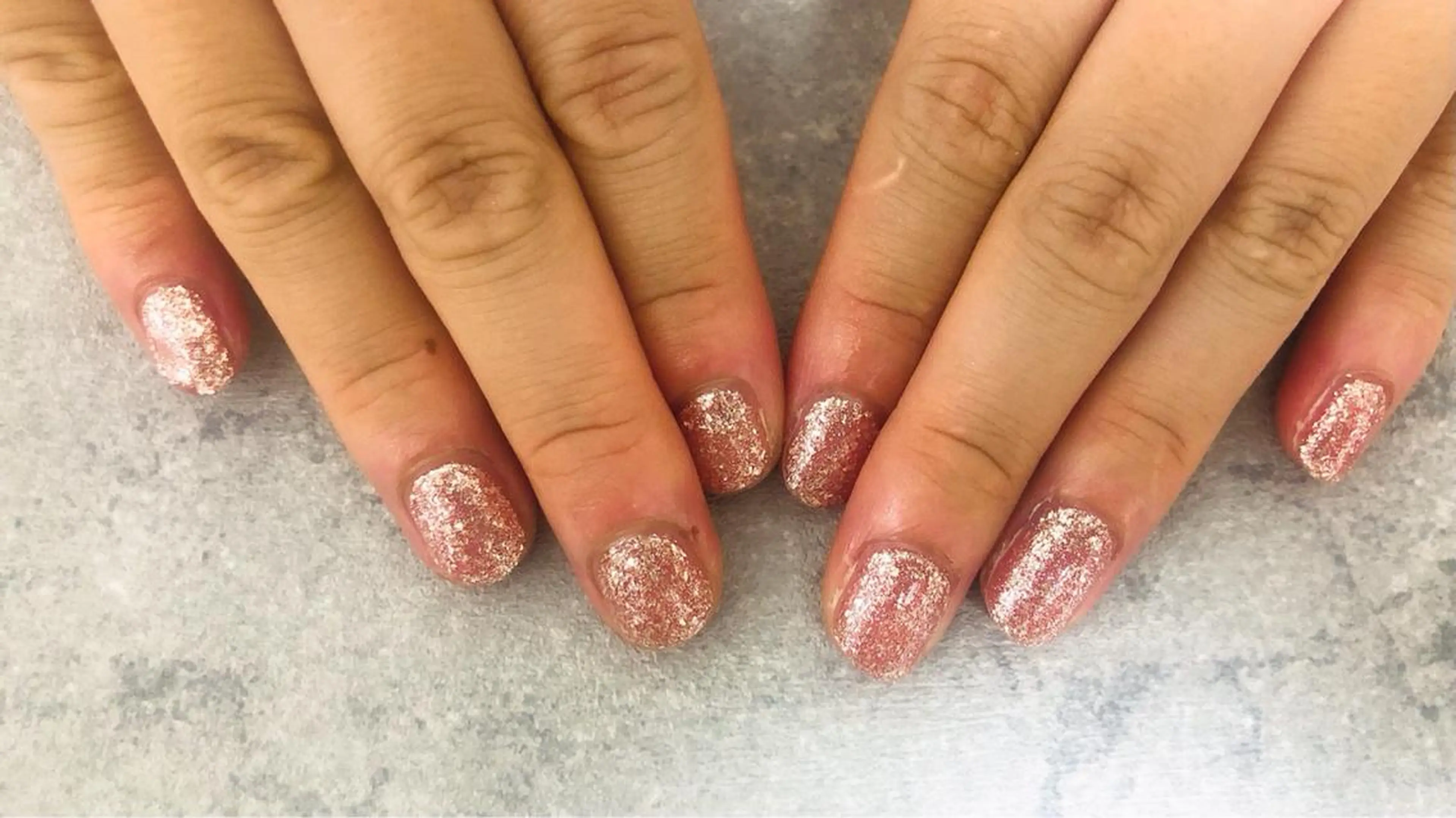 ネイル キラキラネイル ハンドネイル Mogu nail 二子玉川のネイルデザイン