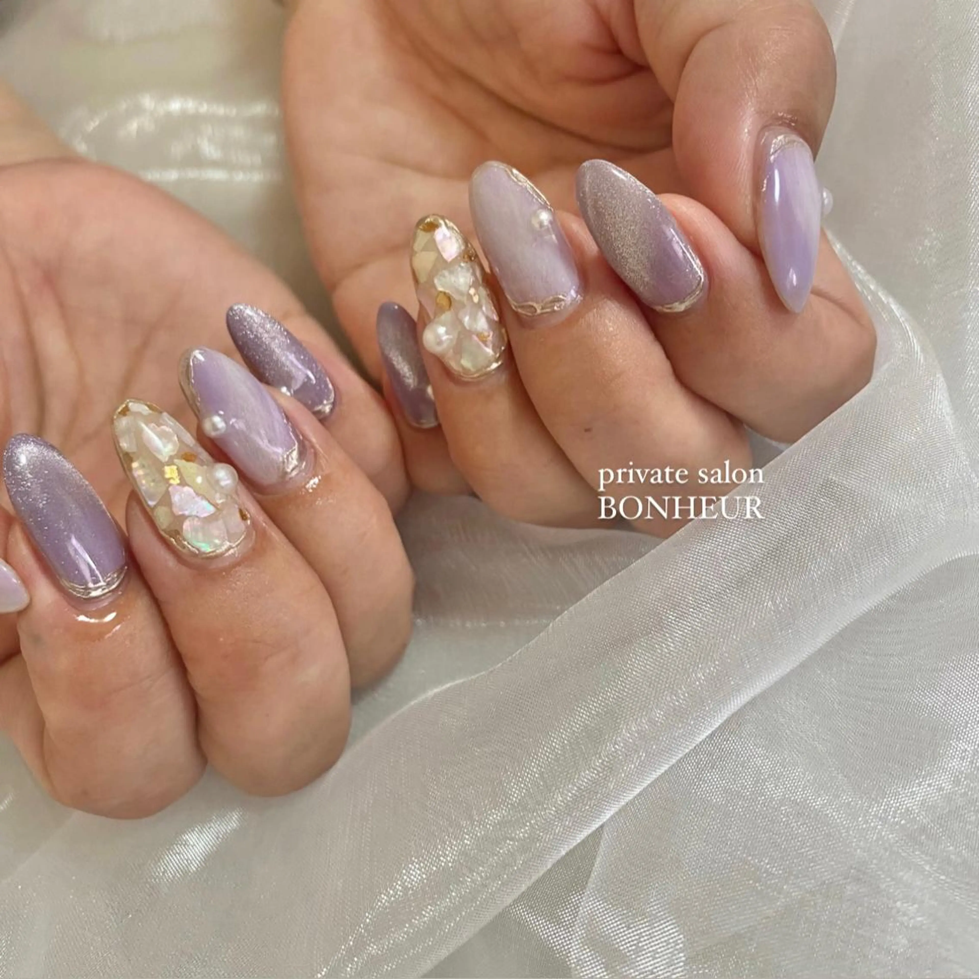 ネイル ハンドネイル BONHEUR Annaのネイルデザイン