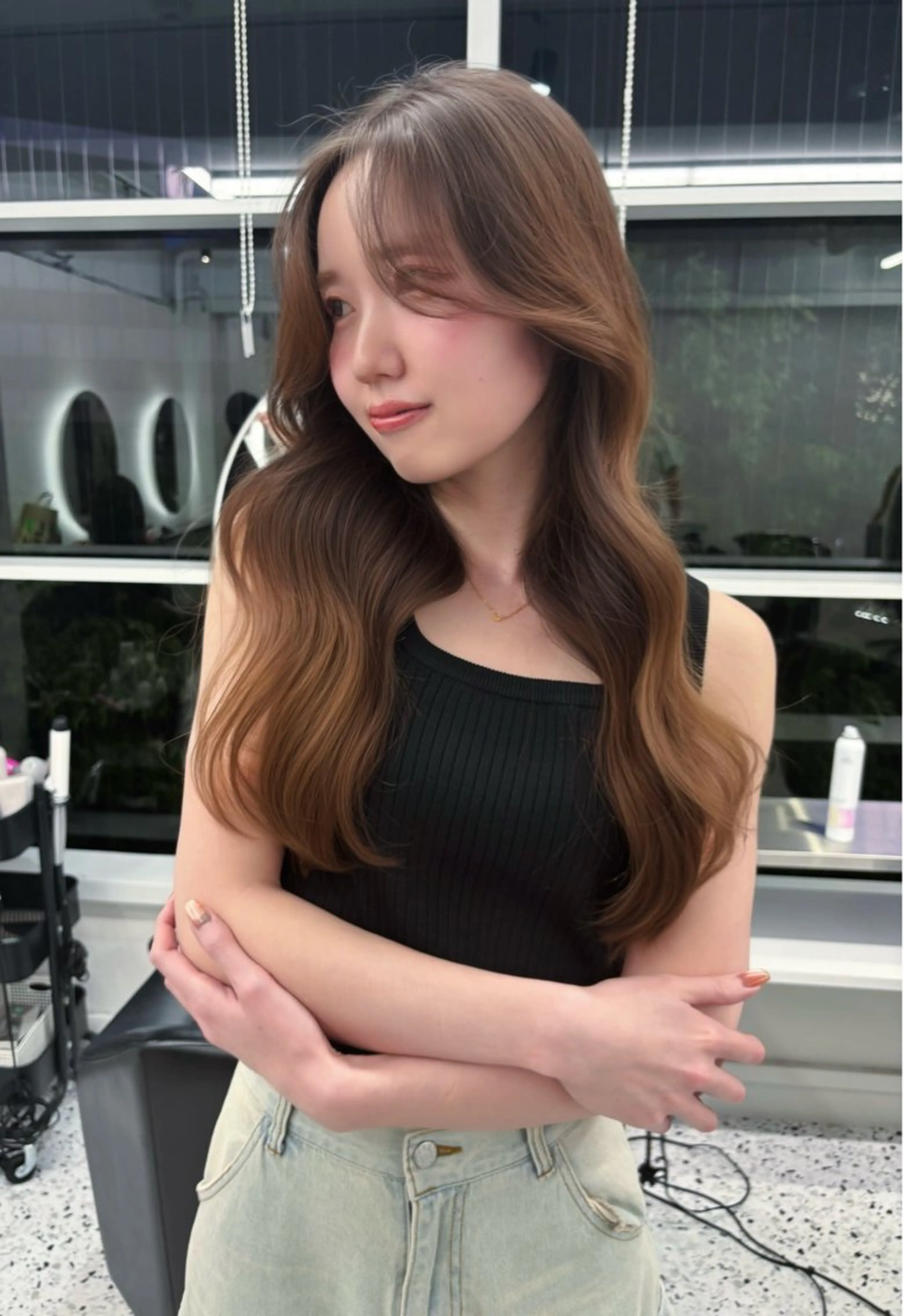 ロング 🩵透明感艶髪 縮毛矯正masa🩵のヘアスタイル