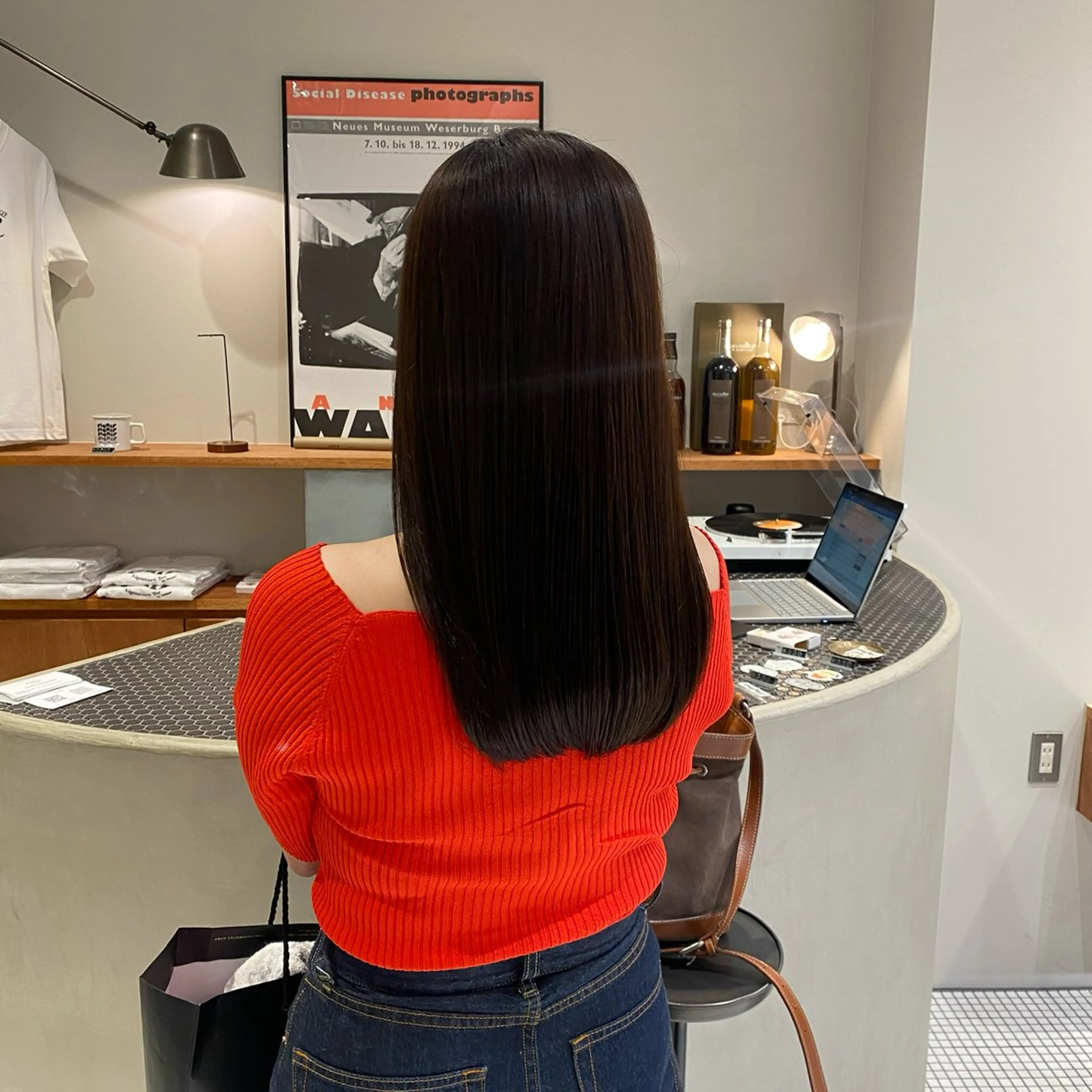 ロング 縮毛矯正 トリートメント 酸性縮毛矯正/ ホッタケイシのヘアスタイル