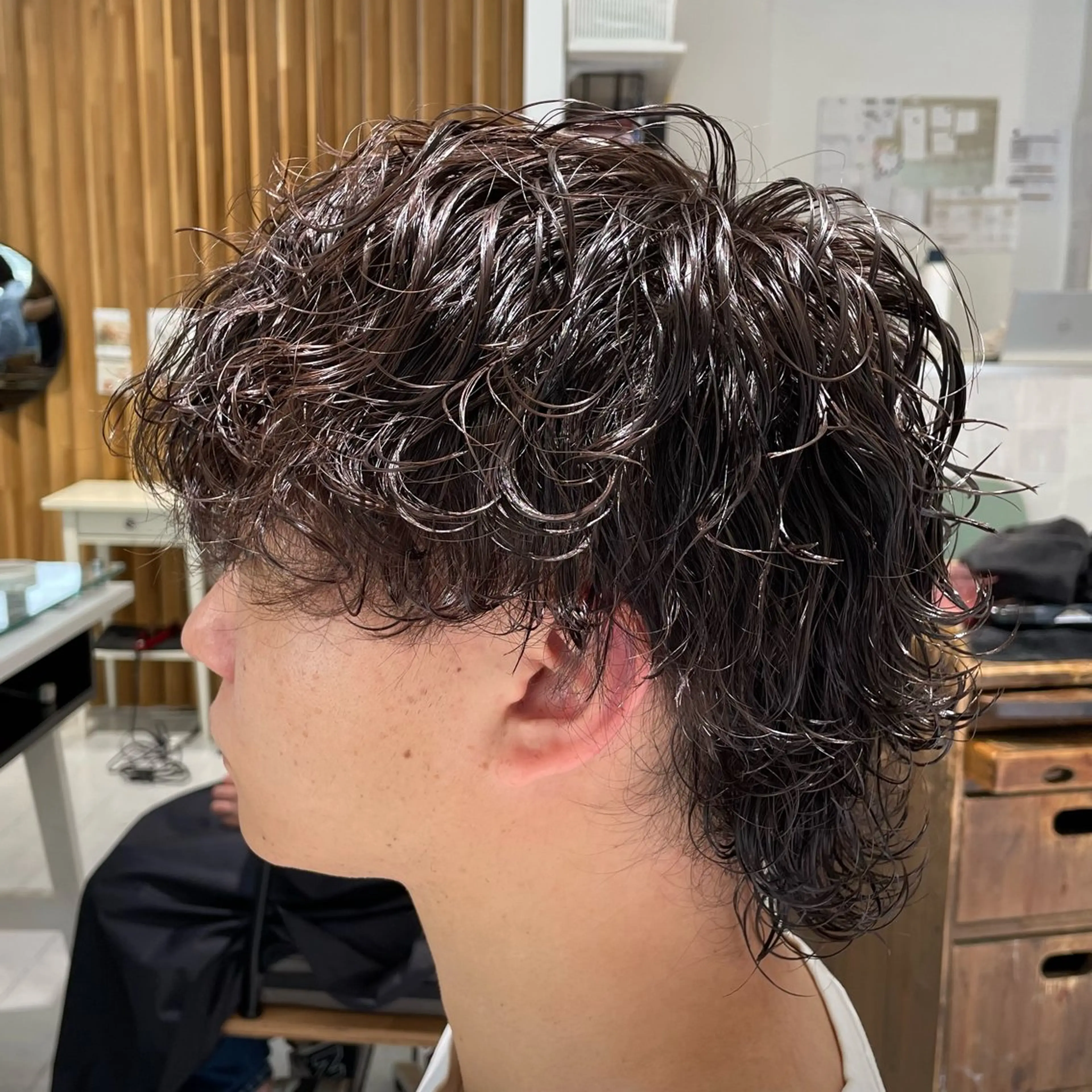 ショート パーマ メンズ カット パーマ メンズパーマ/ニュア ンスパーマkaitoのヘアスタイル