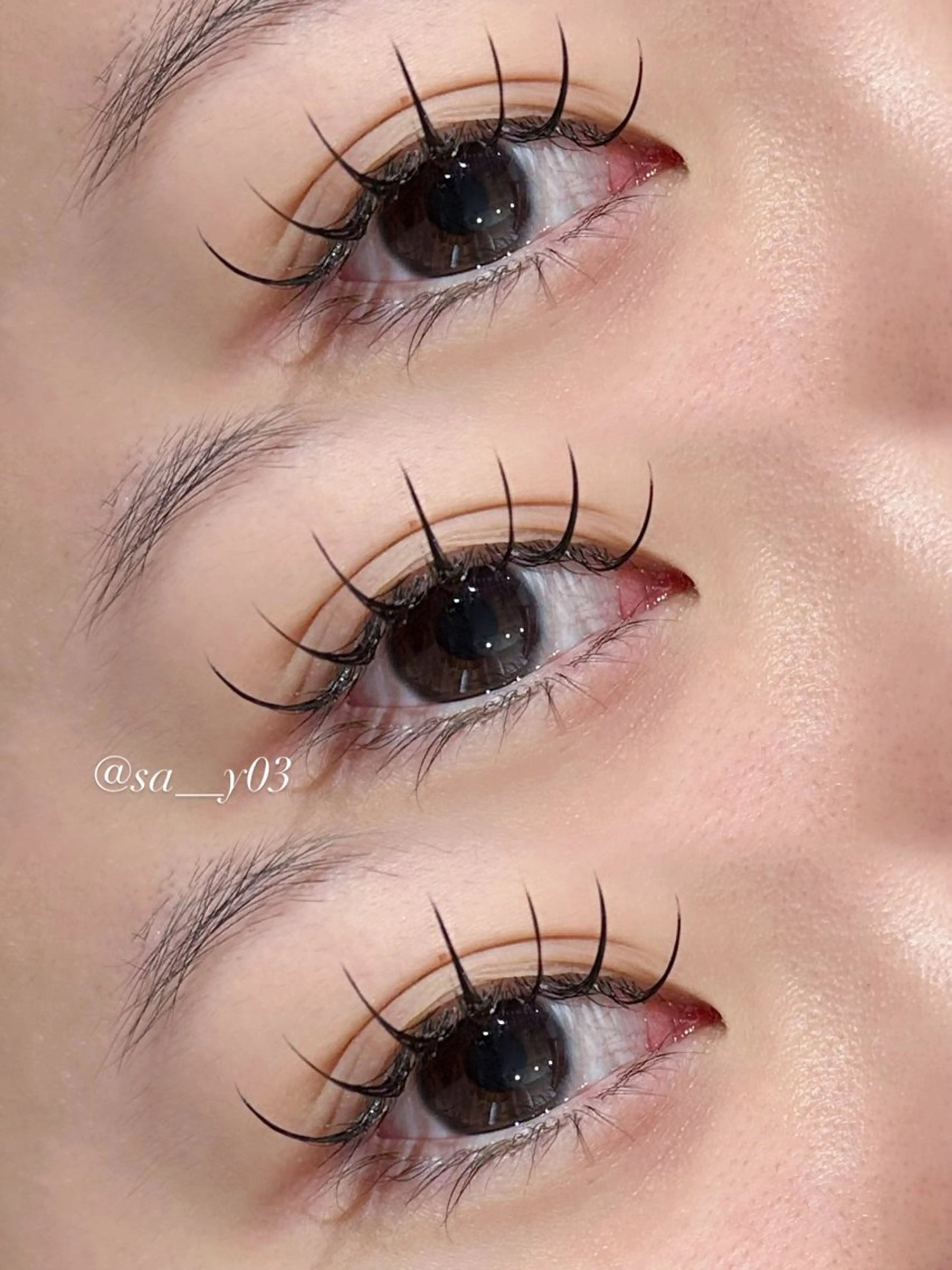 マツエク・マツパ BOOBEE eyelash所属・山下 紗采のマツエク・マツパデザイン