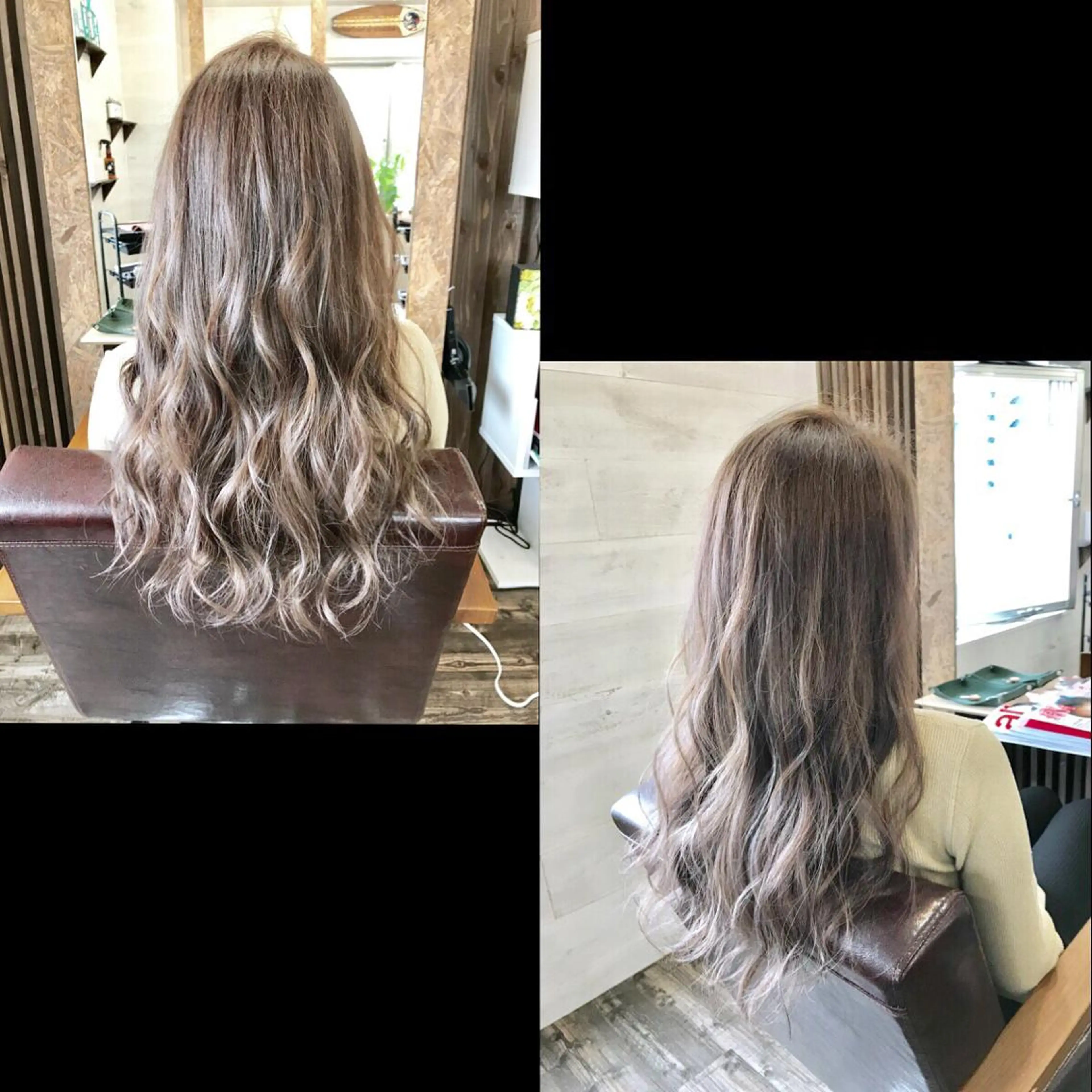 💖艶カラー＋コテ巻き仕上げ💖の写真