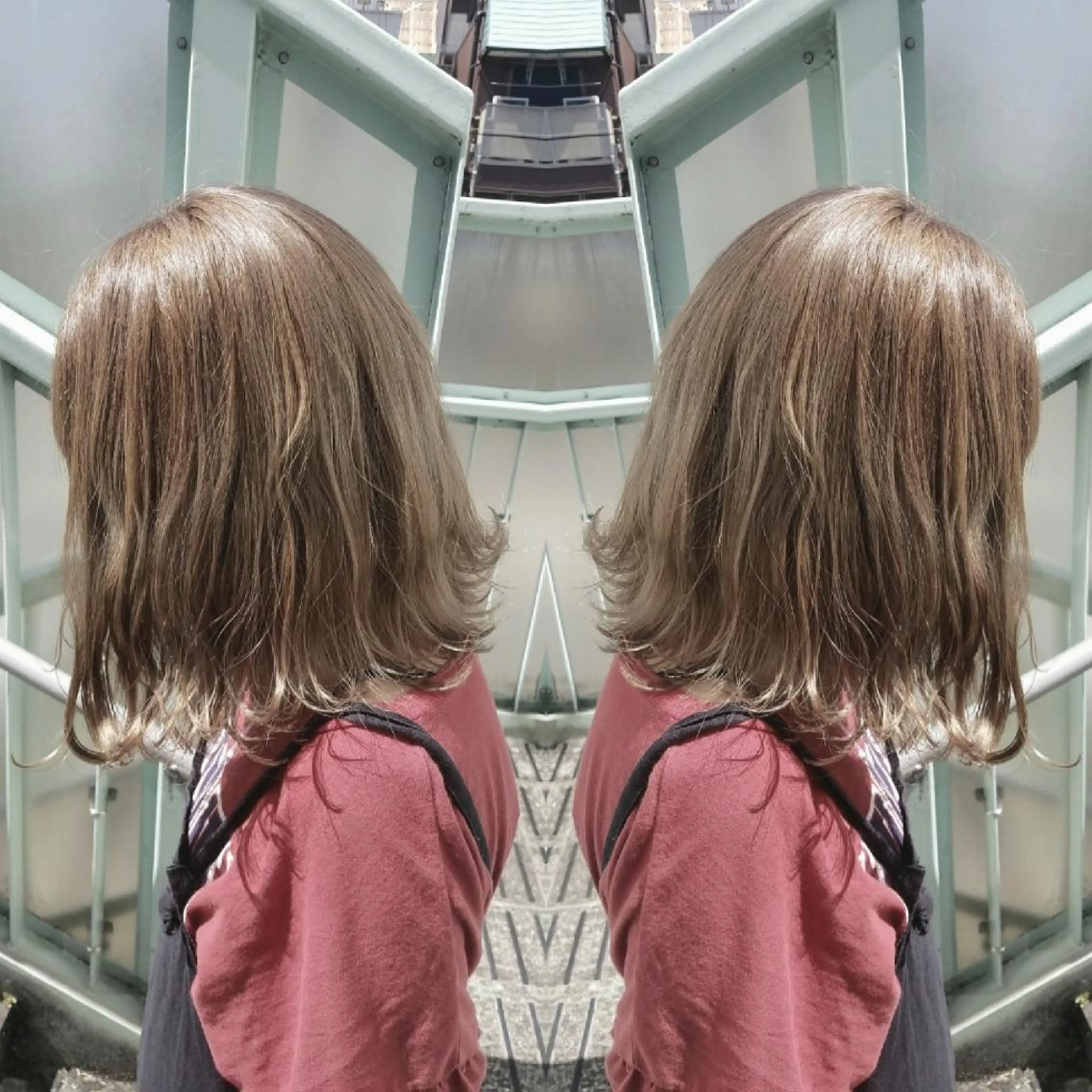 ミディアム noa.所属・今中 小百合のヘアスタイル