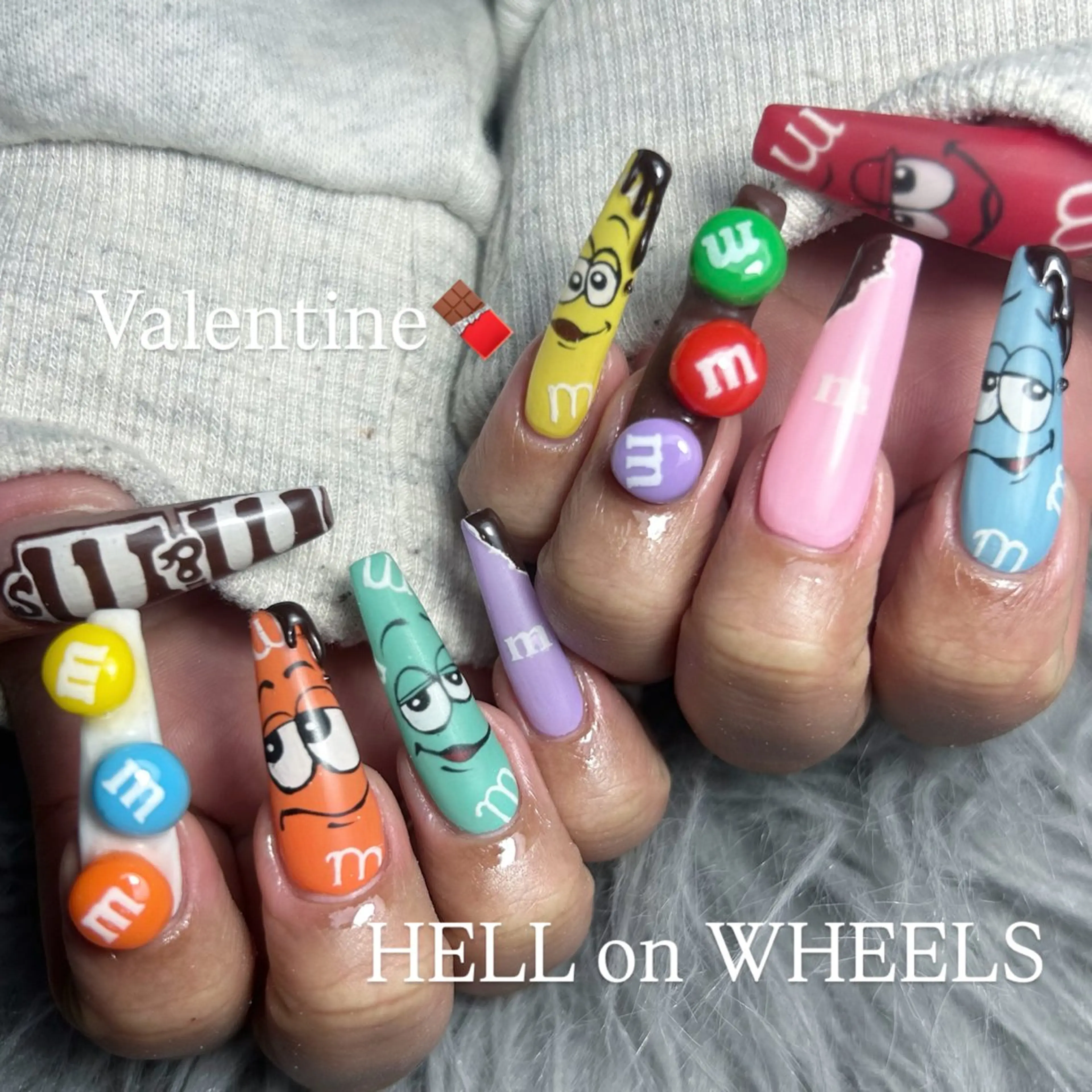 ネイル ハンドネイル ⛓Miyu ⛓のネイルデザイン