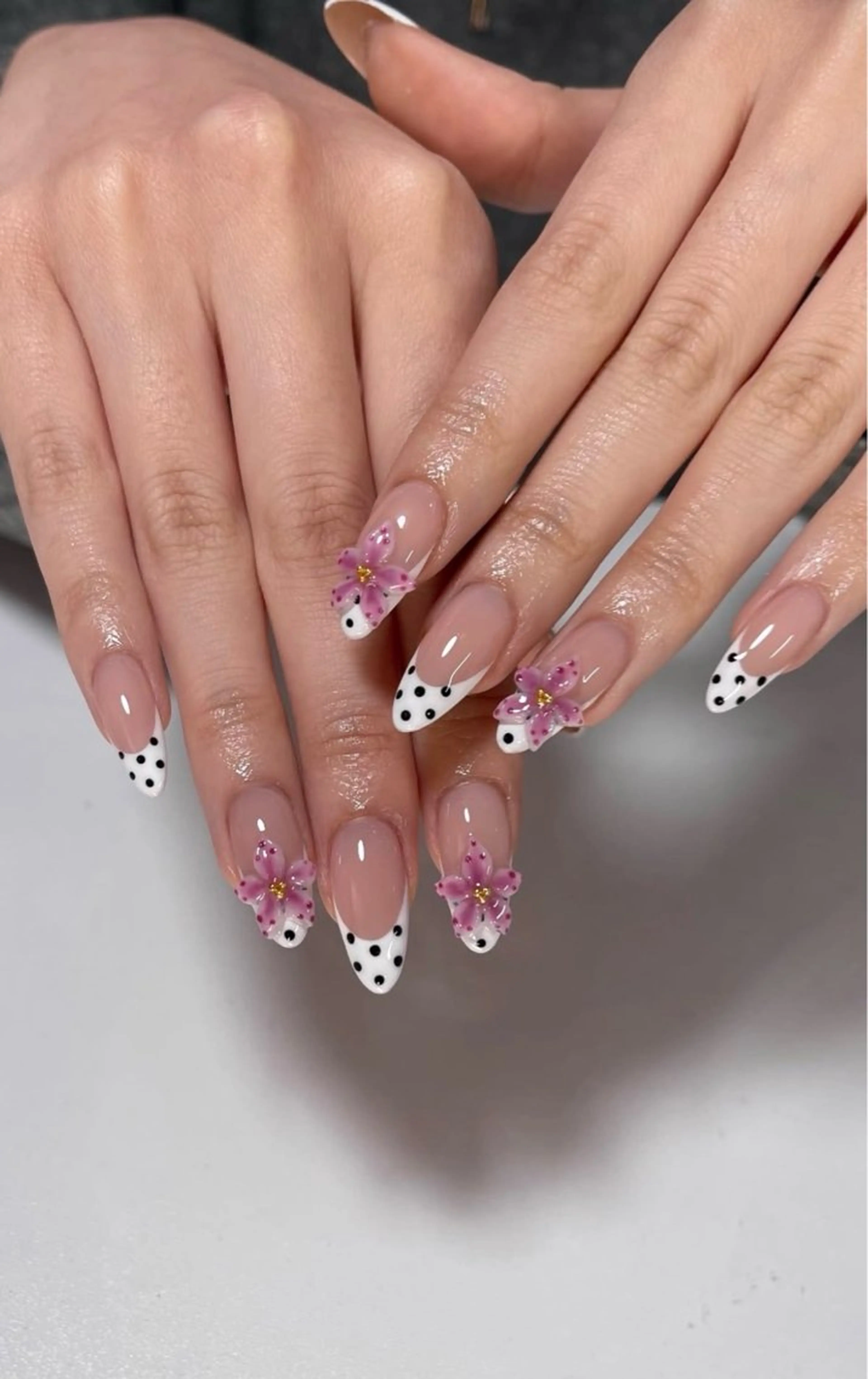 ネイル 韓国ネイル 持ち込み ニュアンスネイル ネイルチップ 冬ネイル RINN ANA.CHUOのネイルデザイン