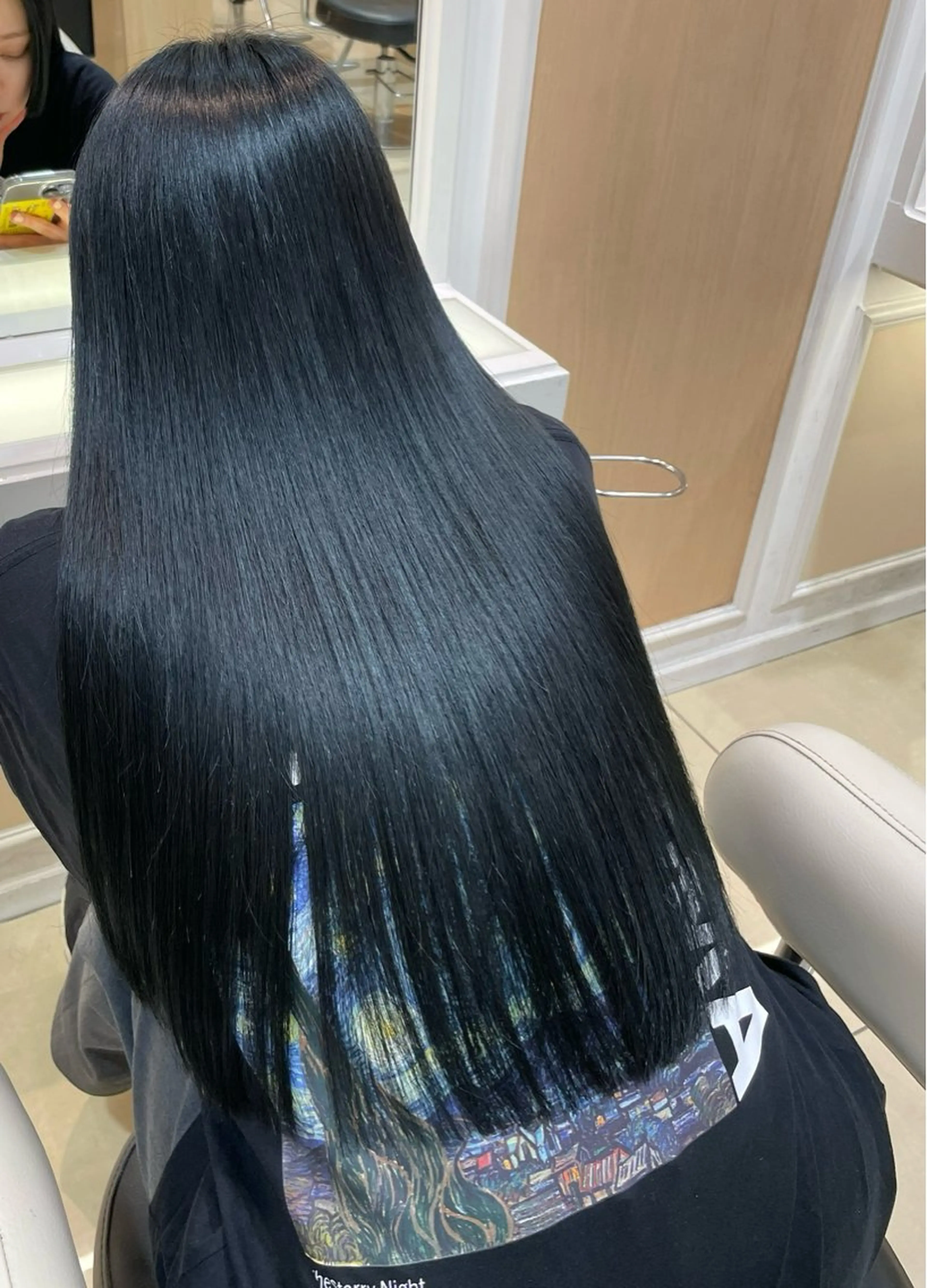 ロング パーマ ✩𝐴𝑠ℎ 中目黒 浦野 遥‎✩*｡のヘアスタイル