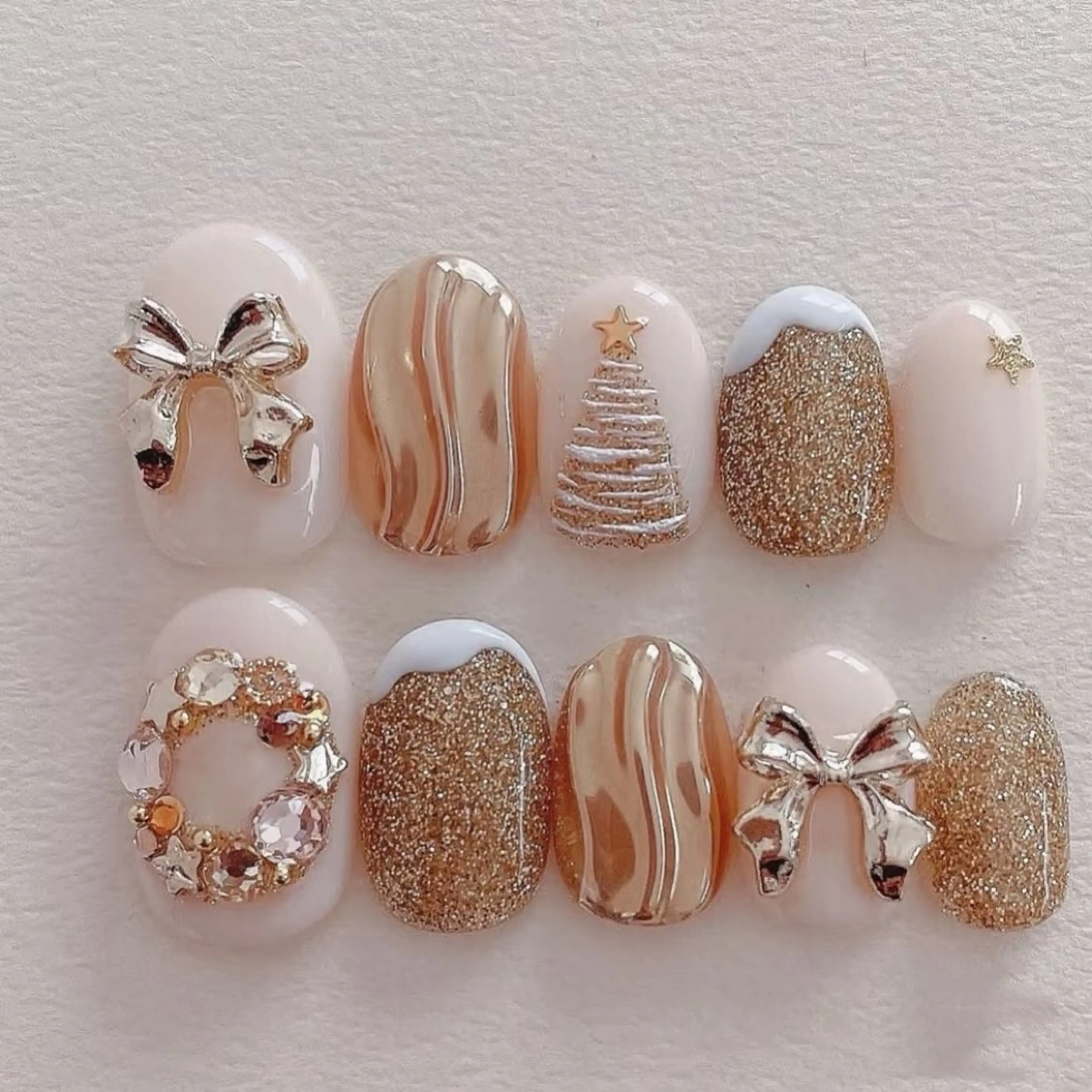 ネイル アートネイル チークネイル 長さ出し フレンチネイル ジェルネイル YK Beauty Salonのマツエク・マツパデザイン