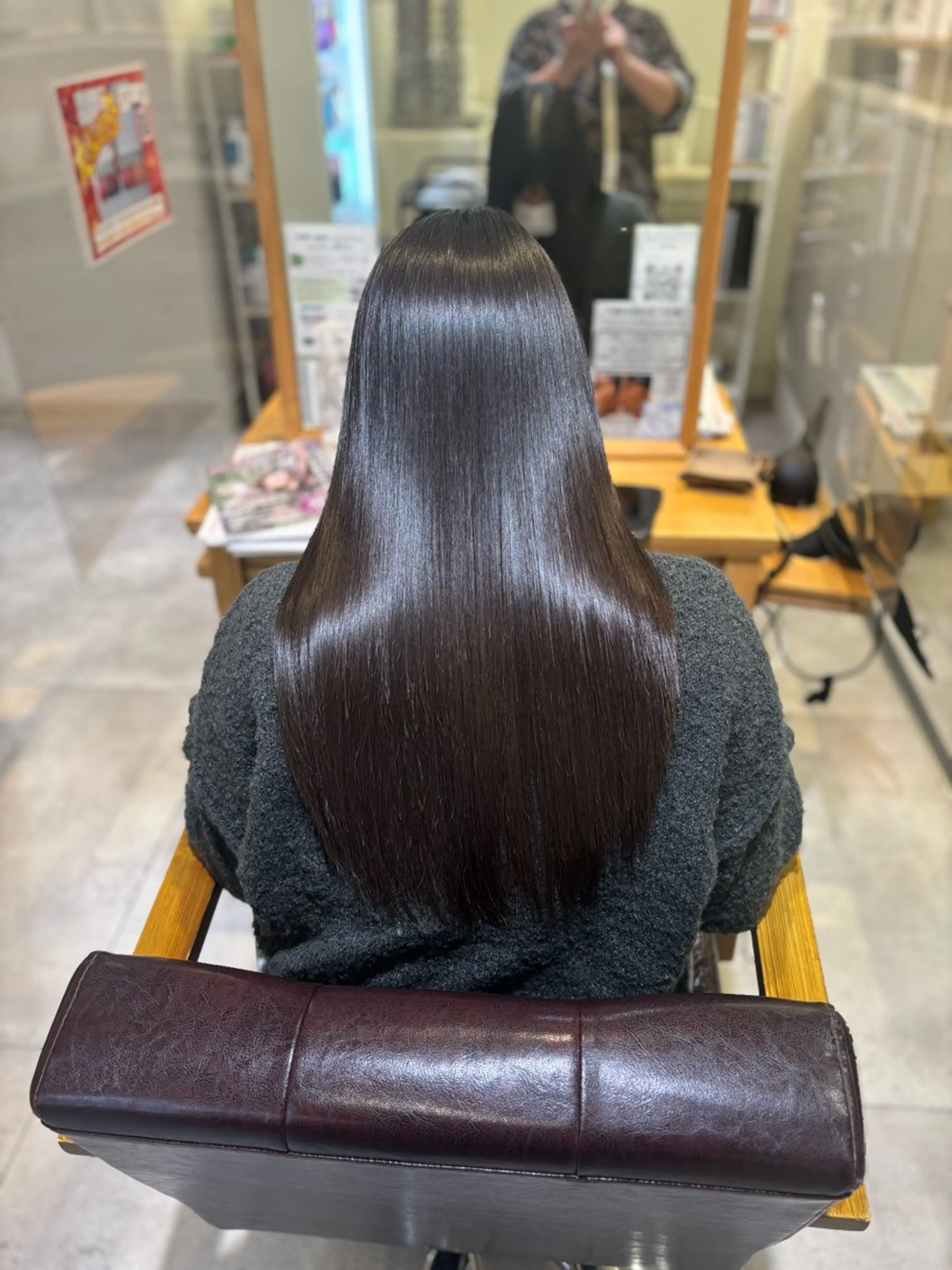 ロング パーマ カット 縮毛矯正 BLENDby happiness所属・KAORU/絹髪 /髪質改善/奈良のヘアスタイル