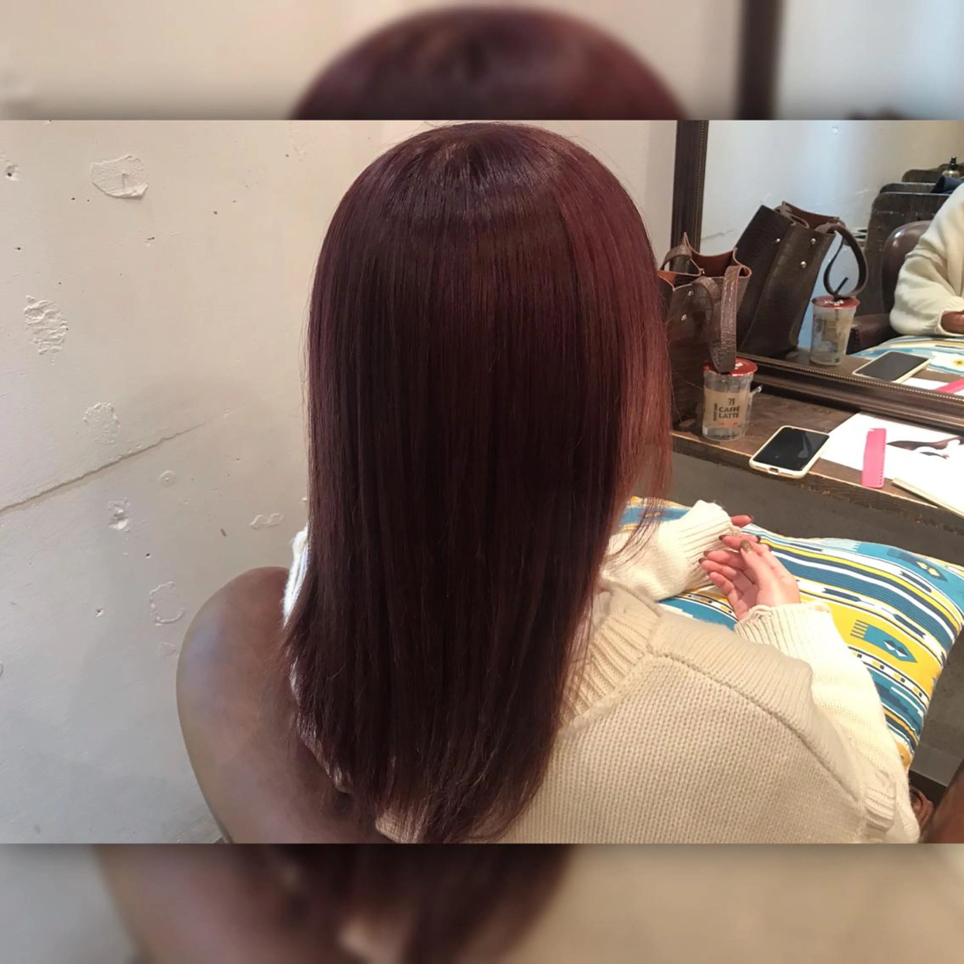 ロング カラー 透明感カラー マイ 【川口】のヘアスタイル