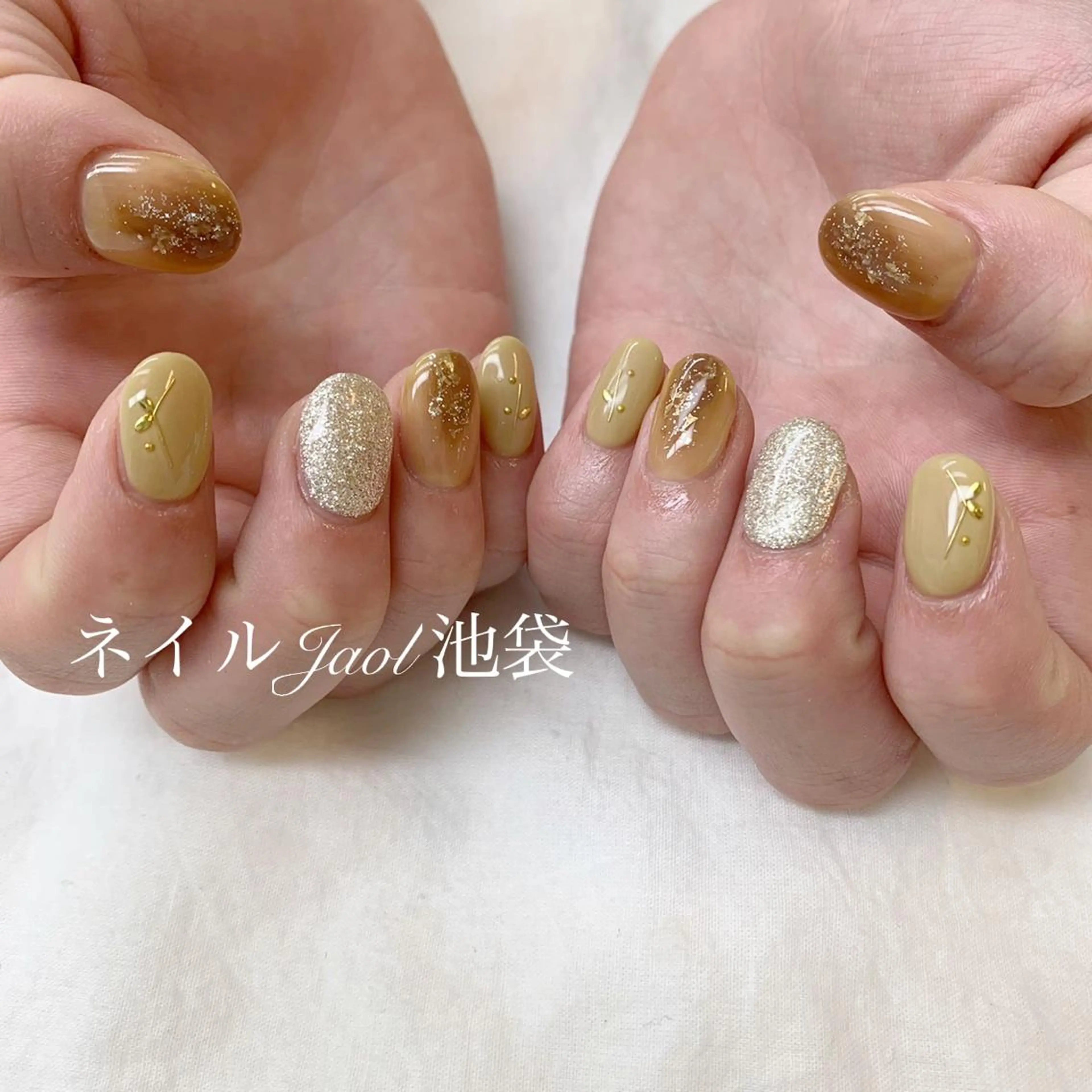 ミディアム nail jaol池袋店所属・ネイルJaol 池袋のネイルデザイン