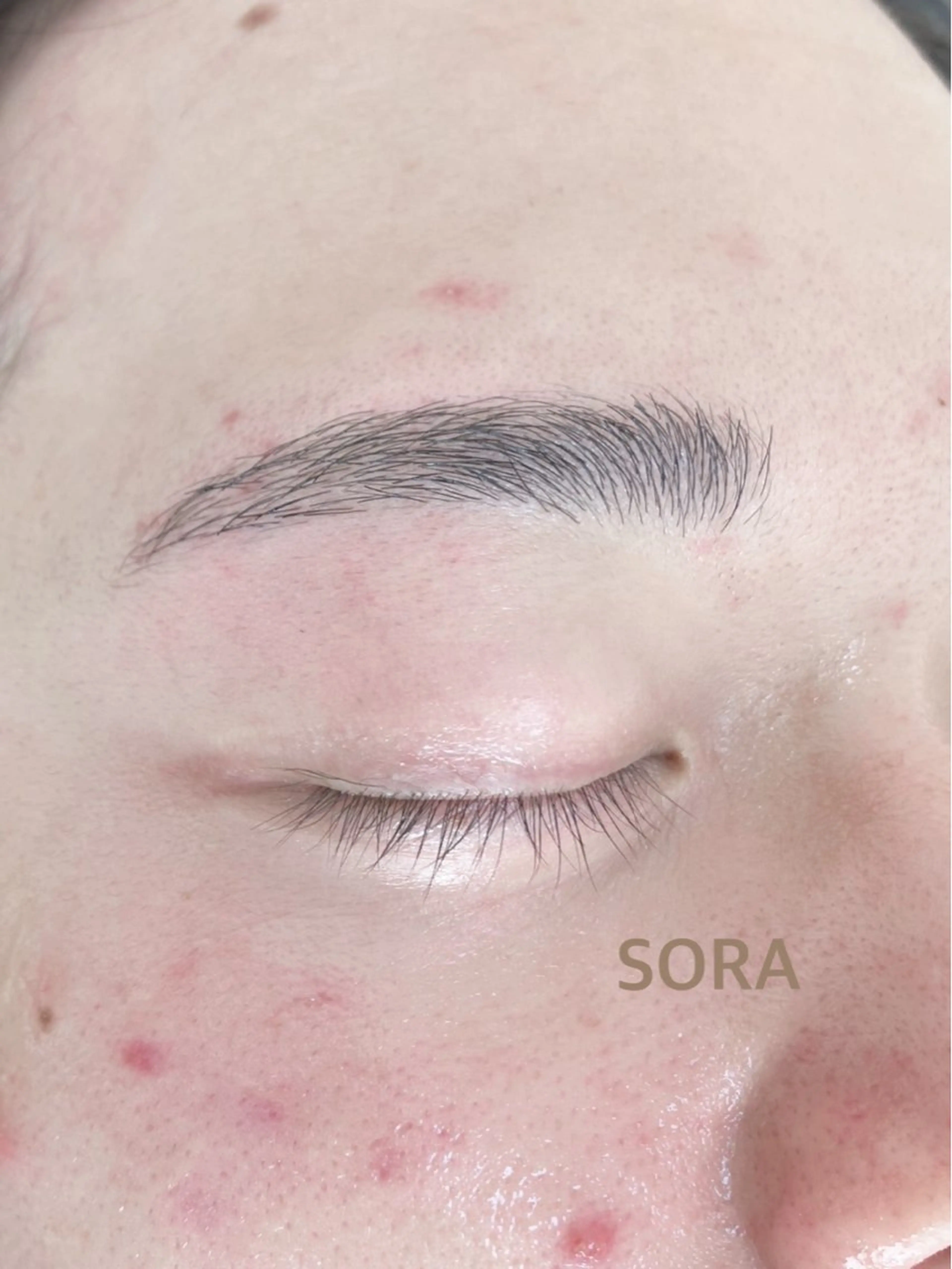 メンズ アイブロウ 眉毛ワックス脱毛 ワックス脱毛 眉カット その他(アイブロウ) 目元専門サロン SORAのマツエク・マツパデザイン