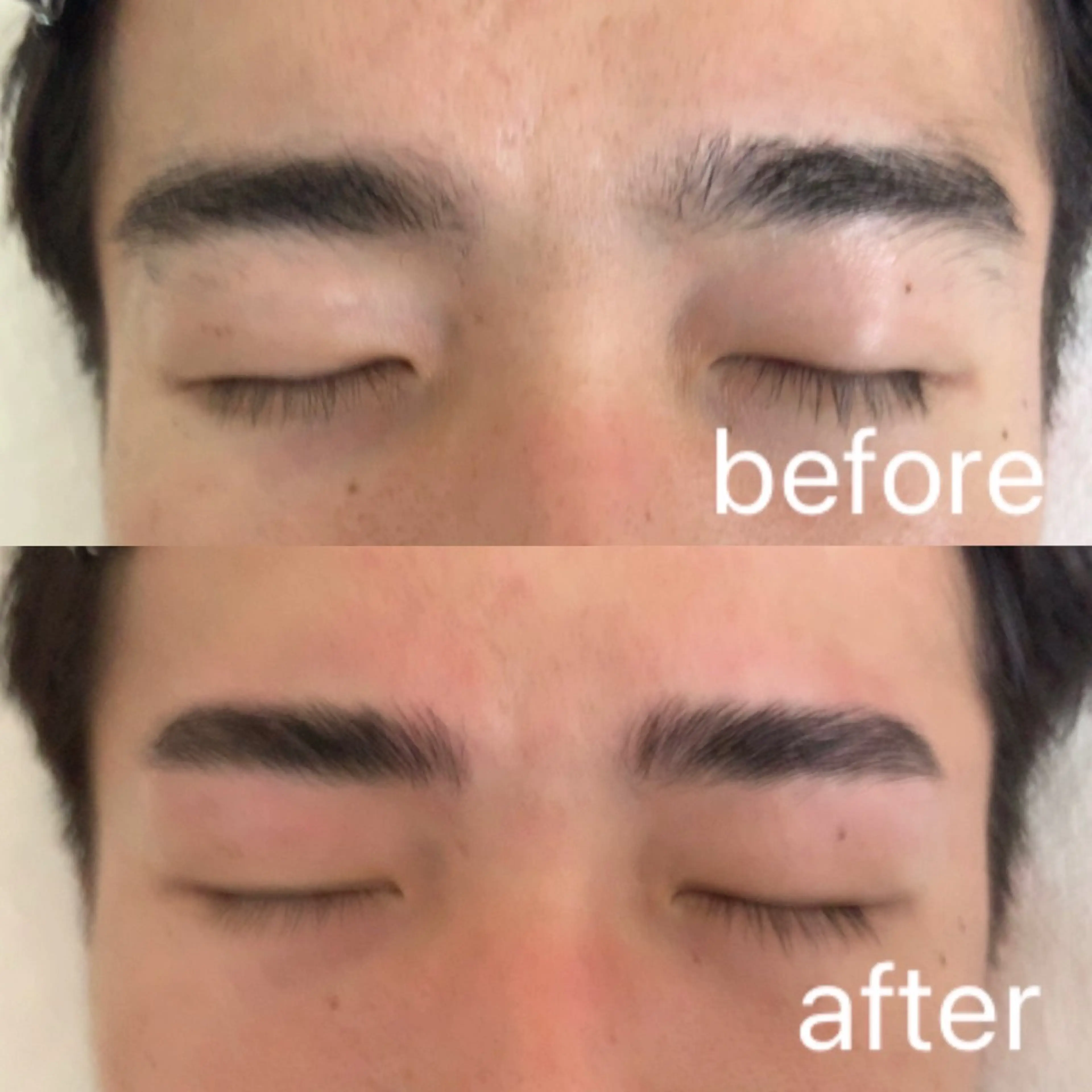 メンズ アイブロウ ハリウッドブロウリフト メンズアイブロウ ワックス脱毛 その他(アイブロウ) emu所属・渡辺 かなみのエステ・リラクイメージ