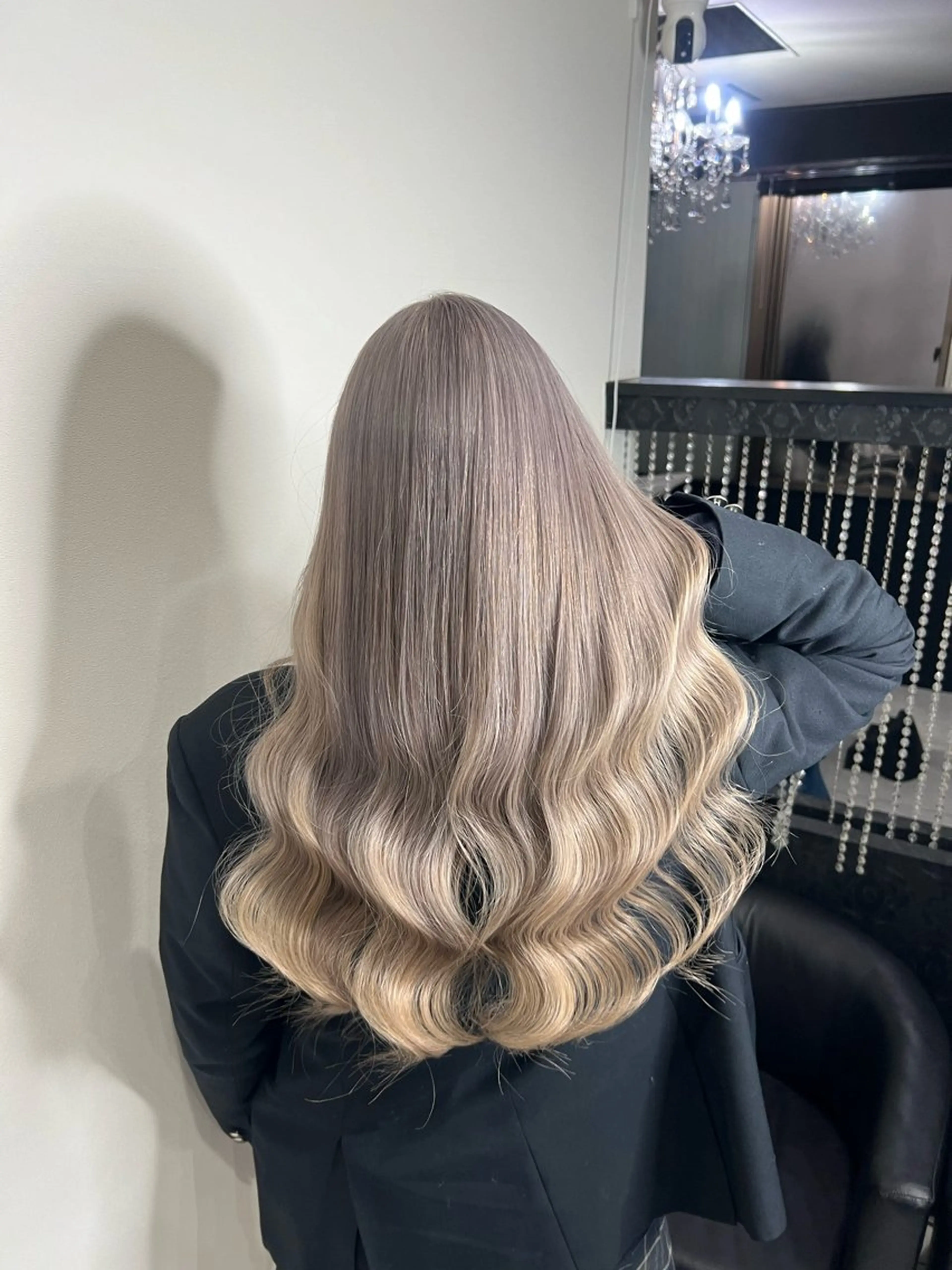 ロング カラー ブリーチ ケアカラー ヘアカラー トリートメント YUDU🍊 germe/ジェルムのヘアスタイル