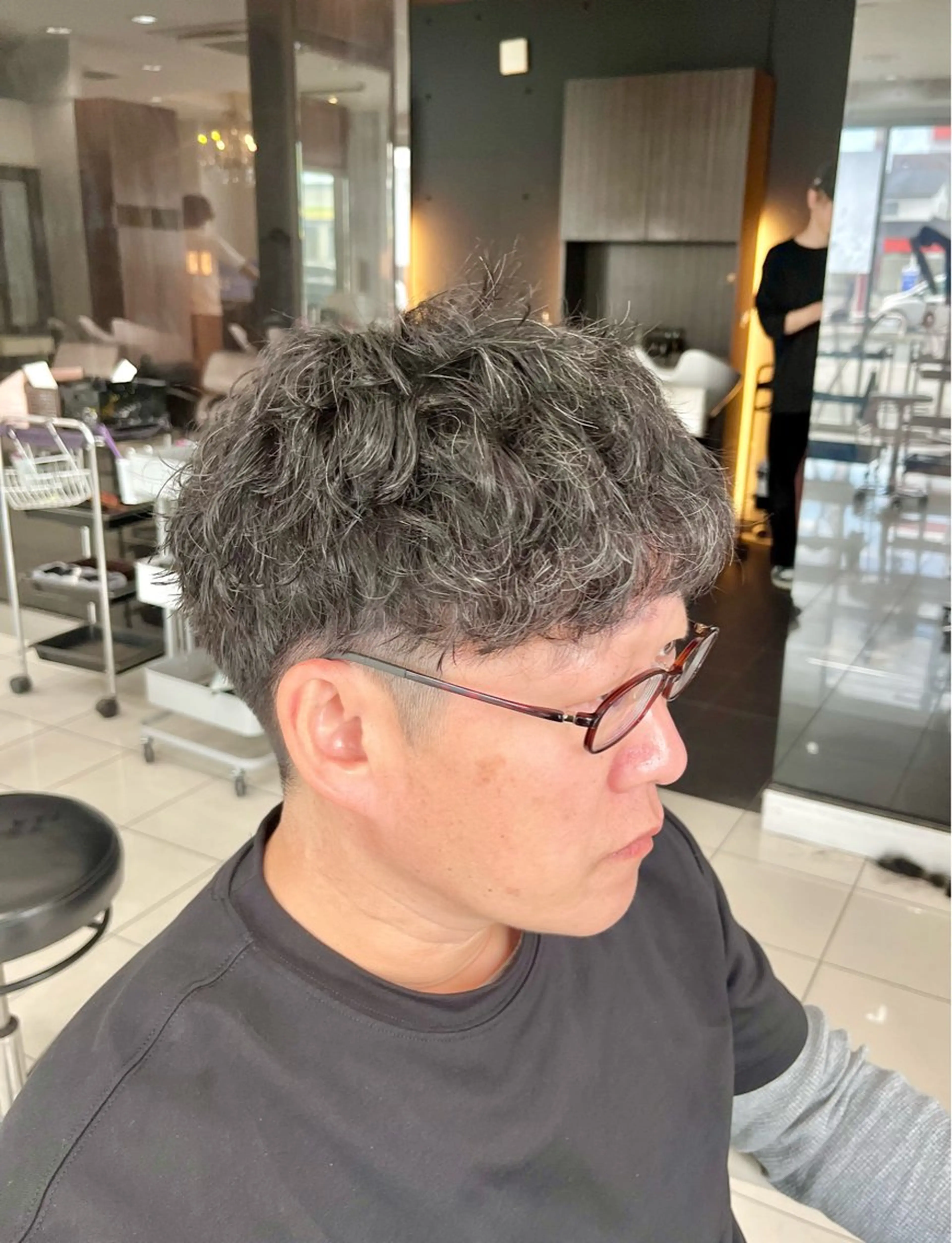 ショート パーマ メンズ カット パーマ パーマ特化美容師 🔥Yoshiyaのヘアスタイル