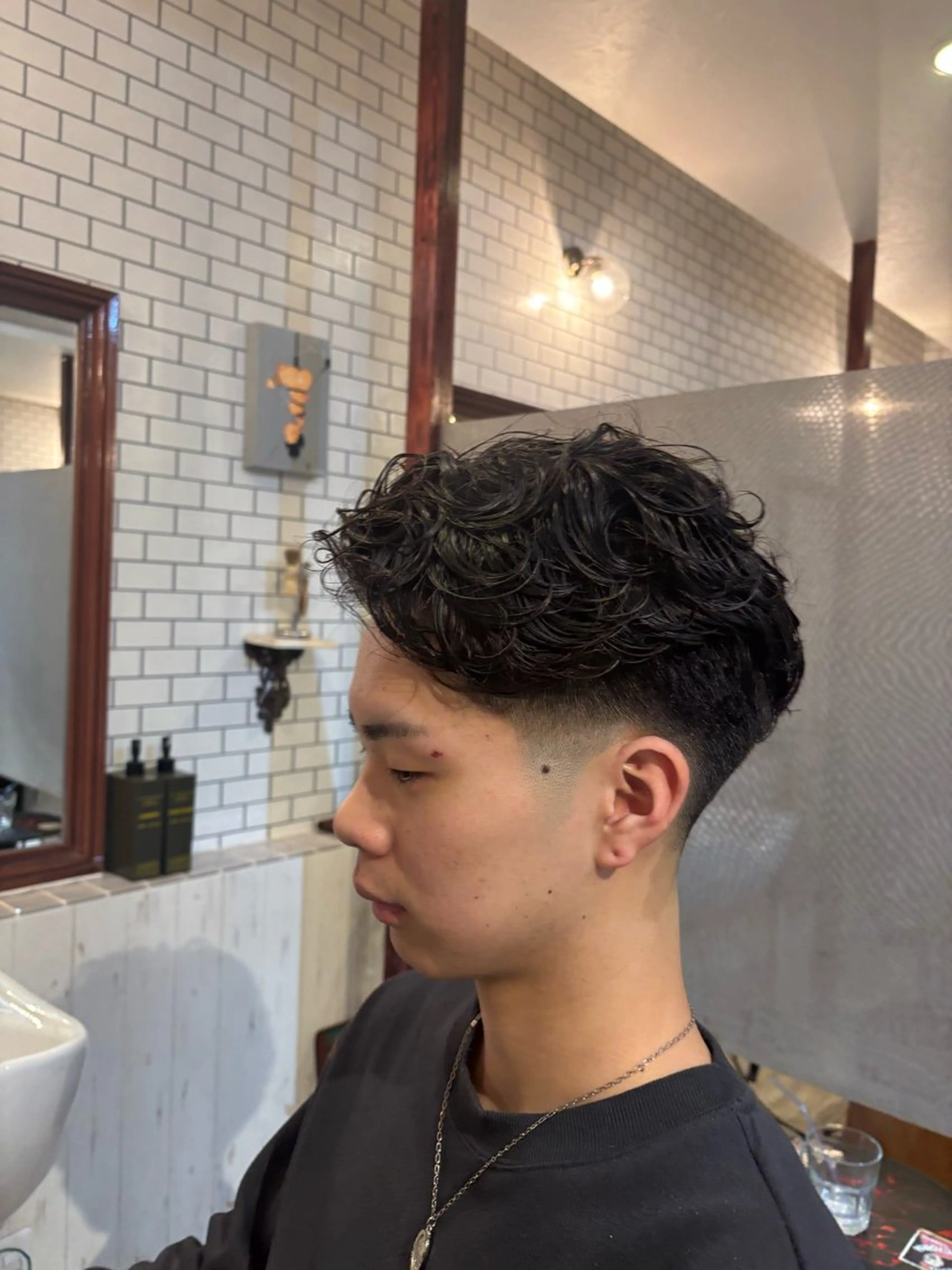 ショート パーマ メンズ カット パーマ barber シュンのその他イメージ