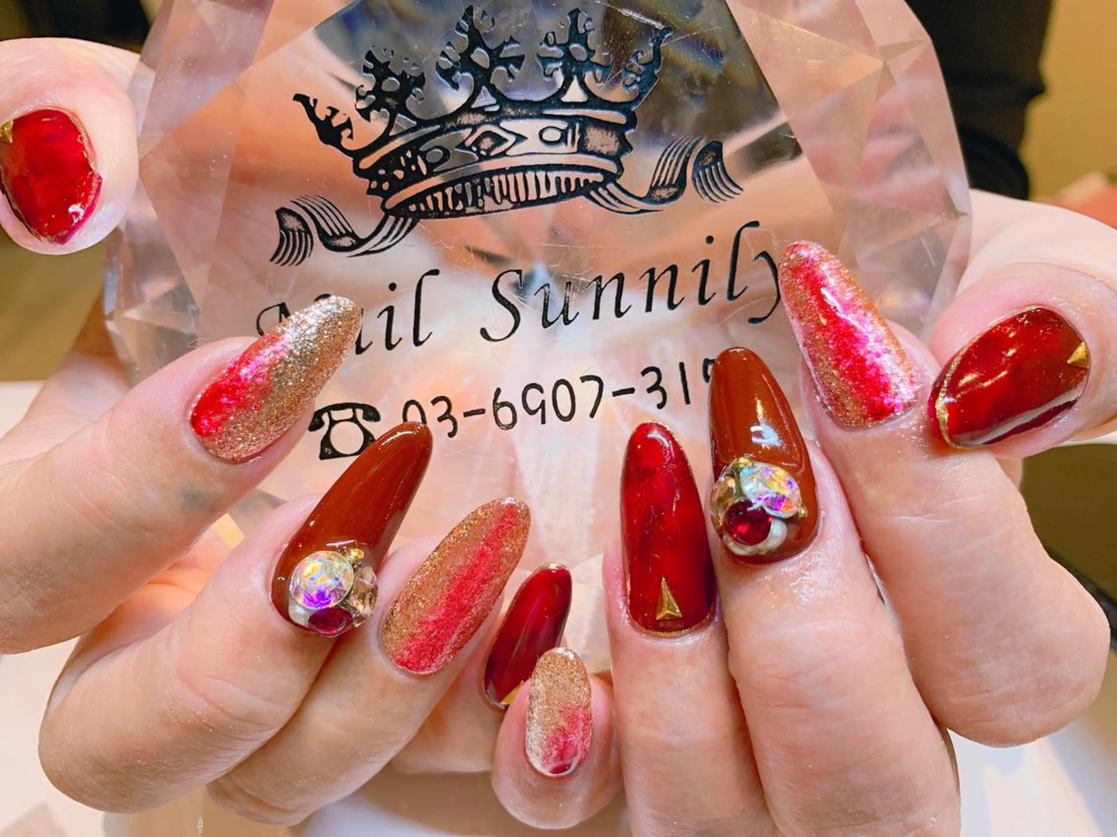 ネイル 長さだし専門店 M2　rikaのネイルデザイン